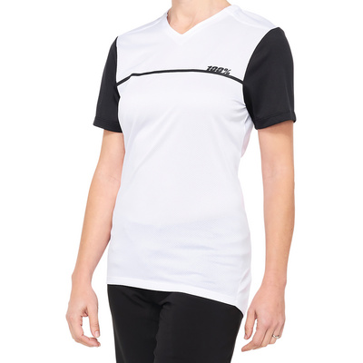100% Damen Radtrikots Ridecamp Radtrikot Schwarz