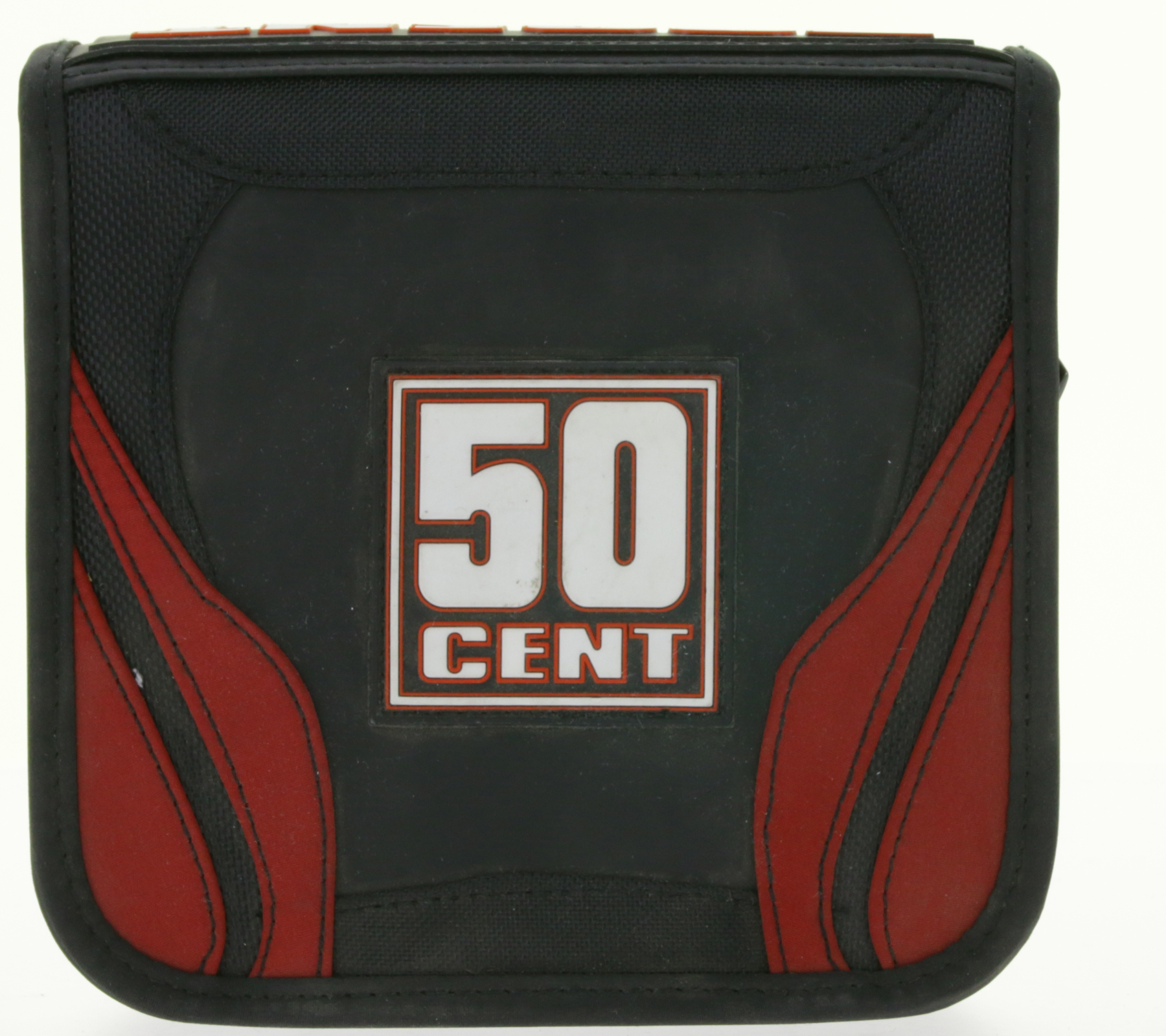 50 Cent CD-Hülle von dem bekannten Sänger für 24 CD´s Schwarz/Rot
