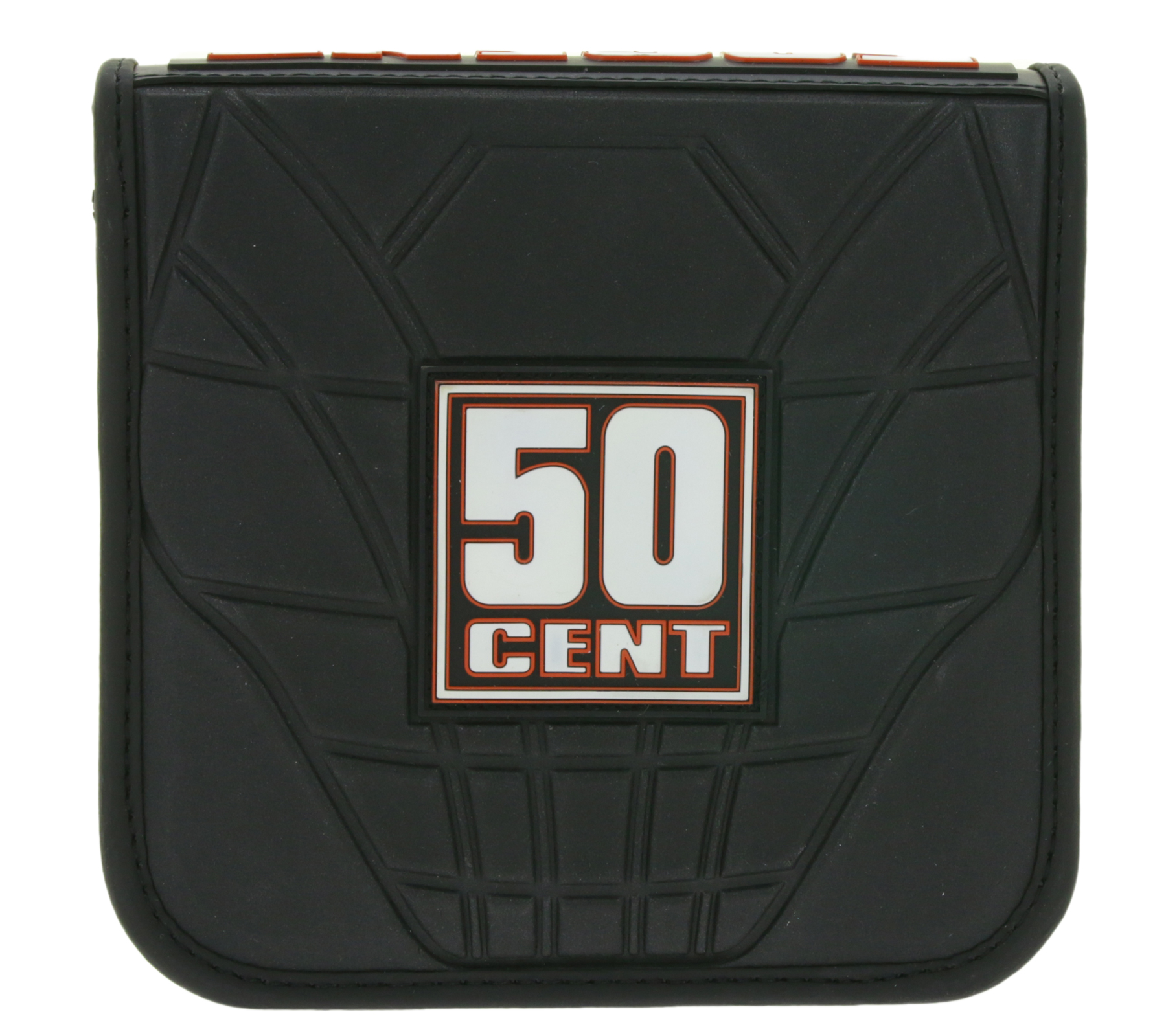 50 Cent CD-Hülle von dem bekannten Sänger für 24 CD´s Schwarz/Weiß
