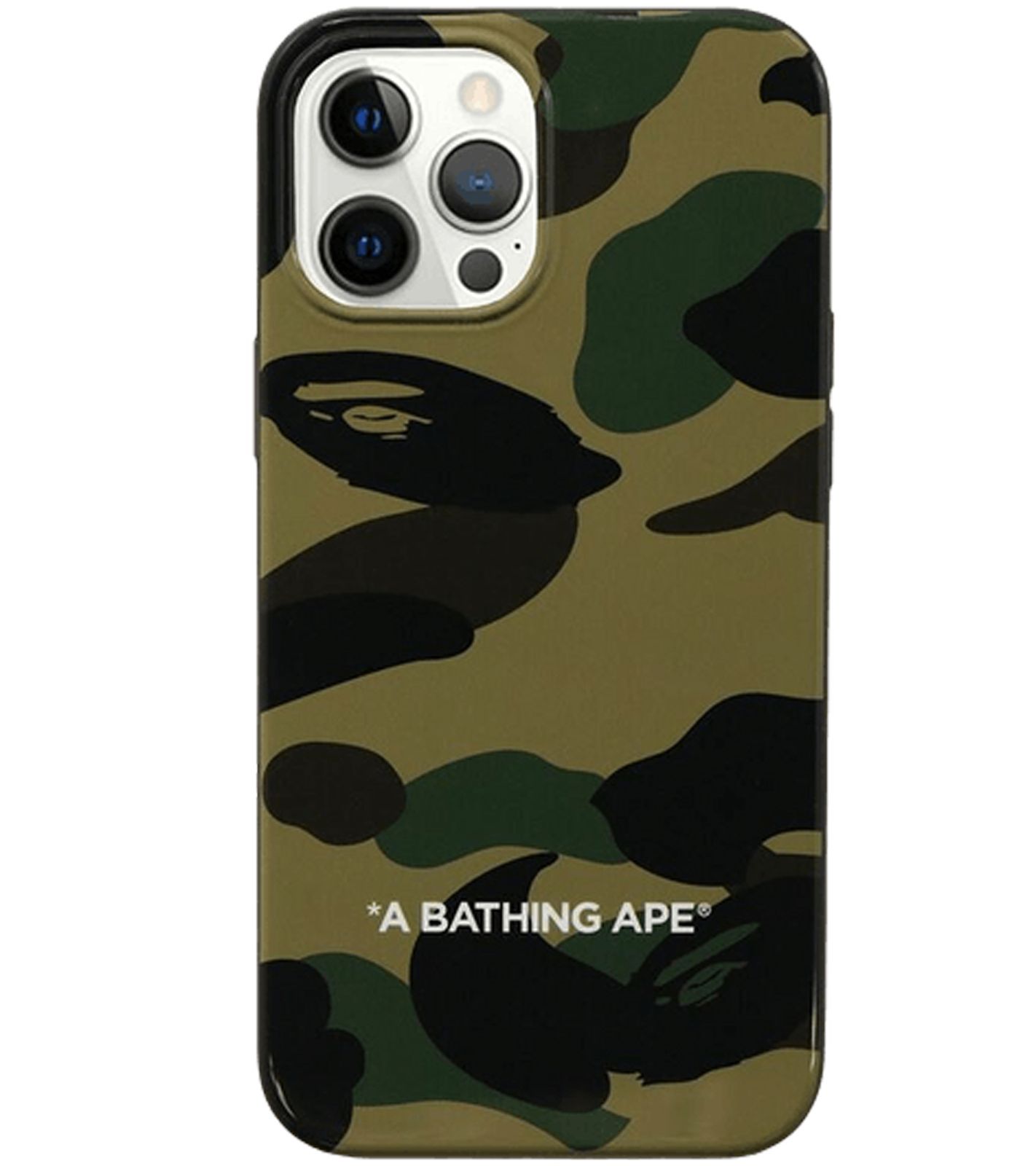 A Bathing Ape 1st Camo iPhone 12 / 12 Pro Unisex Handyhülle im Camo-Look Streetwear Edition Grün