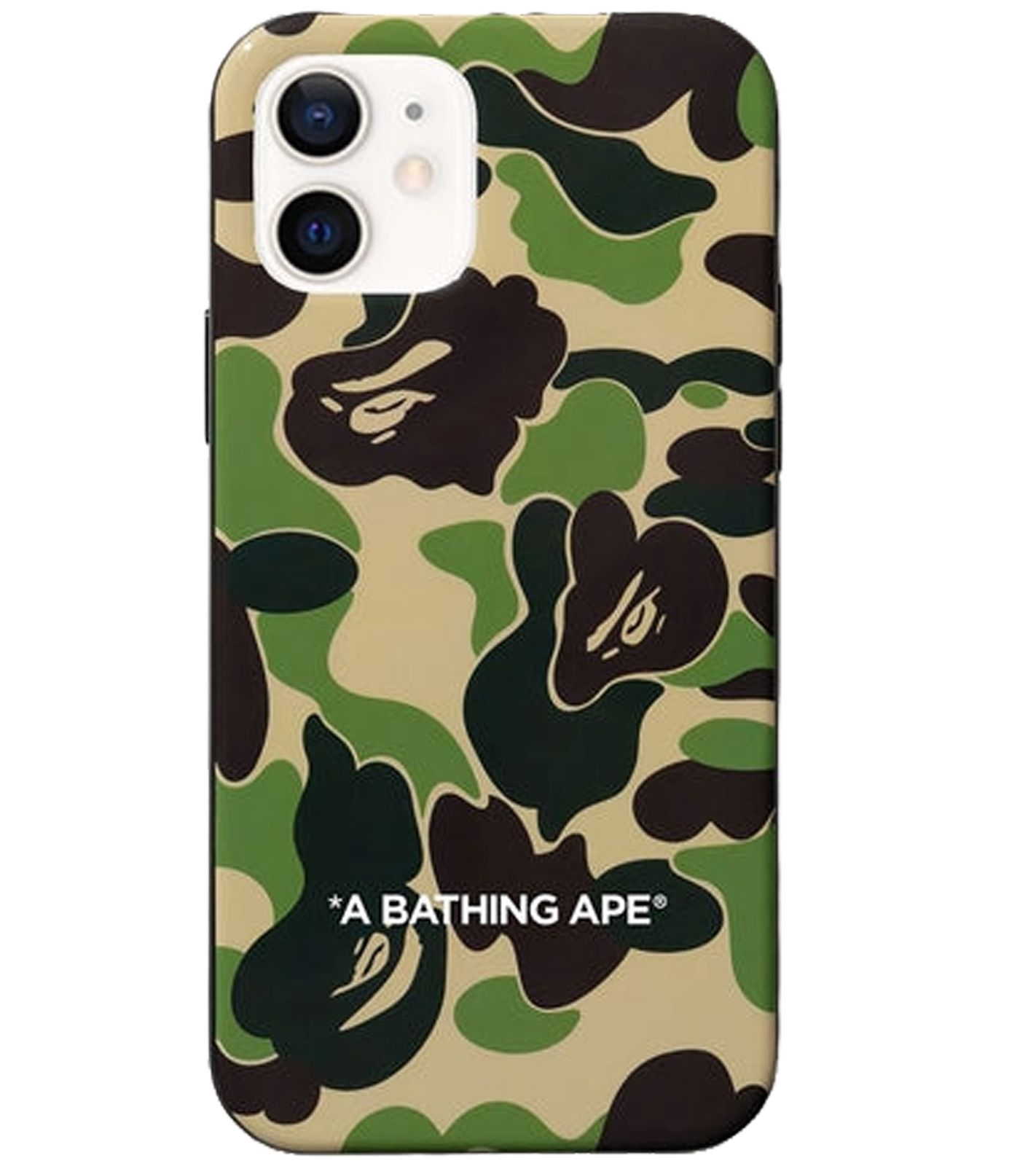 A Bathing Ape Abc Camo iPhone 12 Mini Hülle Unisex Handyhülle im Camo-Look Grün