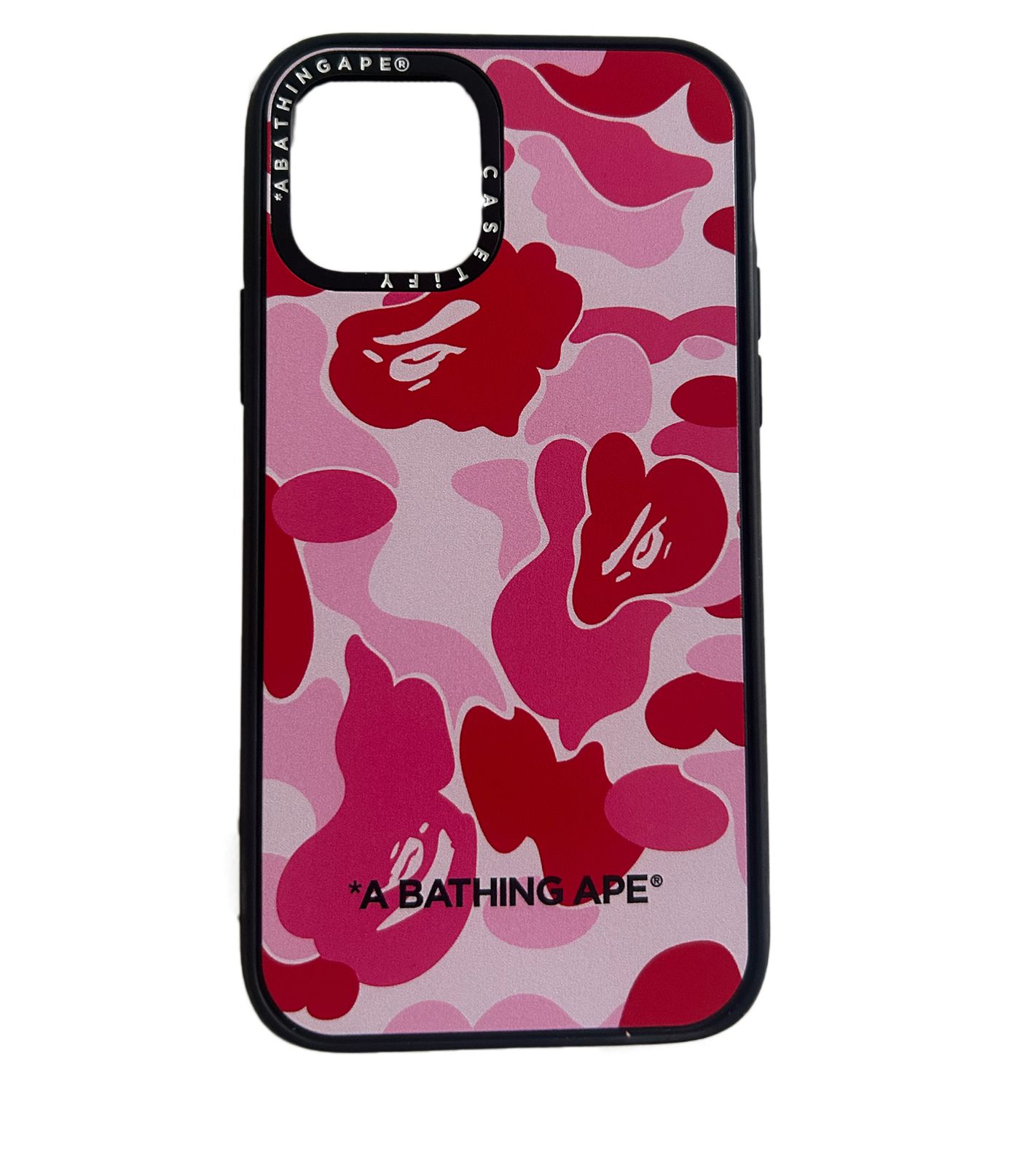 A Bathing Ape Casetify Abc iPhone 11 Pro Hülle Rosa Unisex Handyhülle im Tarnmuster Rosa
