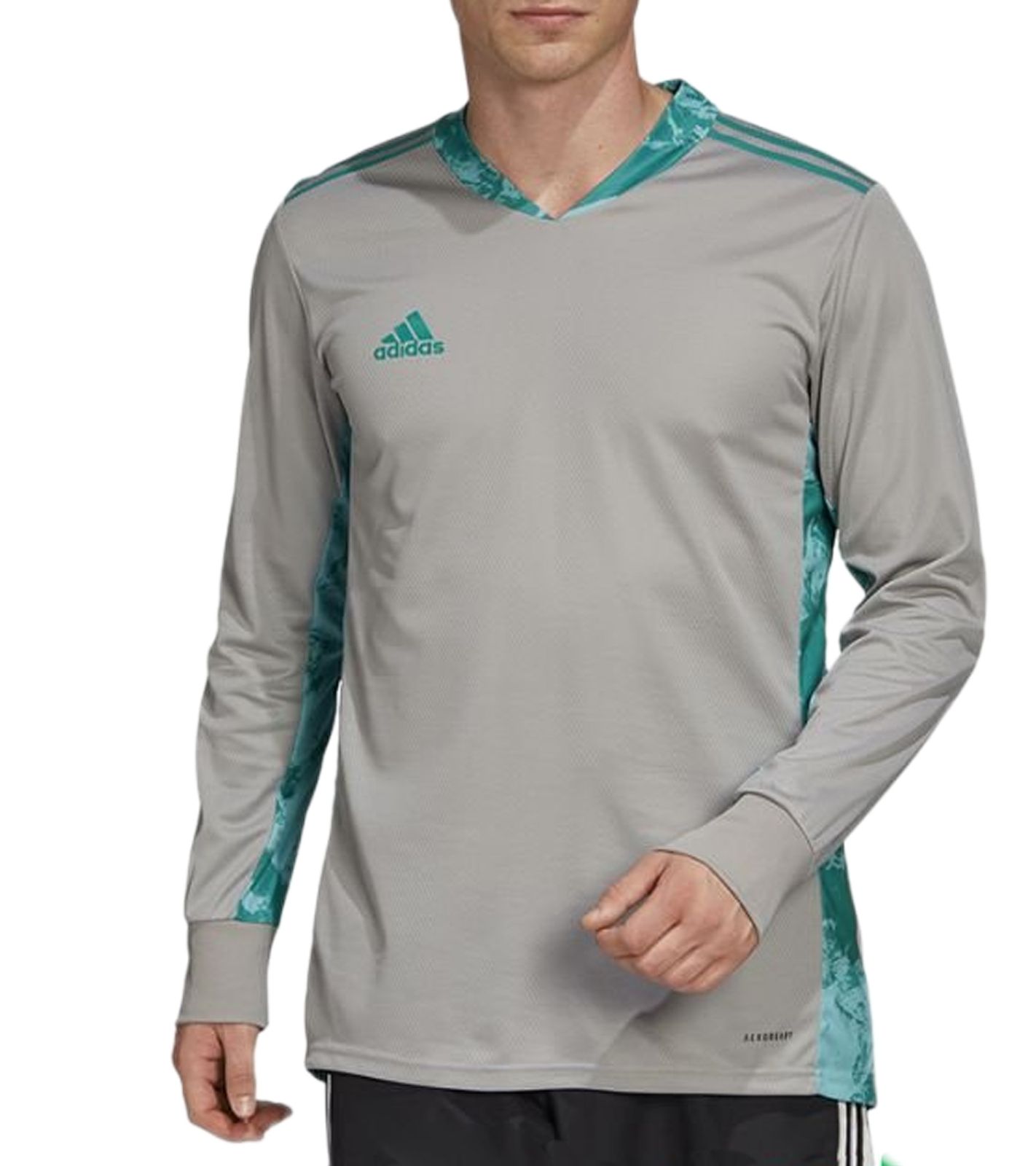 adidas AdiPro 20 Herren nachhaltiges Torwart-Trikot Langarm-Shirt Fitness-Pullover FI4196 Grau/Grün