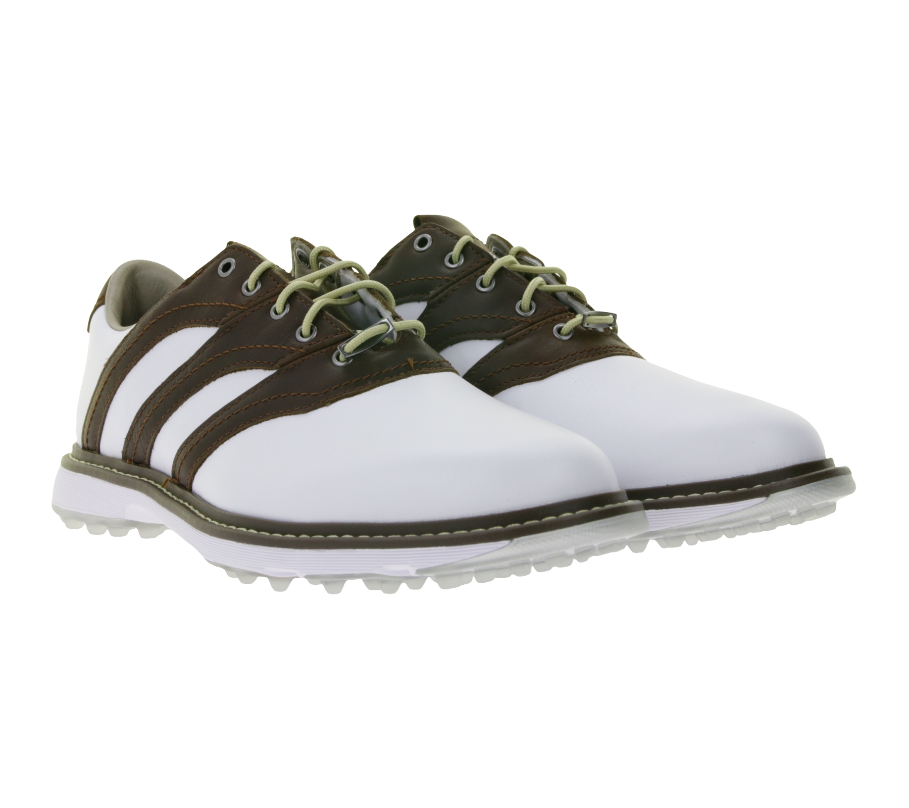adidas Mc Z-Traxion Spikeless Damen Golf-Schuhe mit Boost-Zwischensohle Sport-Schuhe mit Lightstrike-Dämpfung und Boost-Ferse IG0910 Weiß/Braun