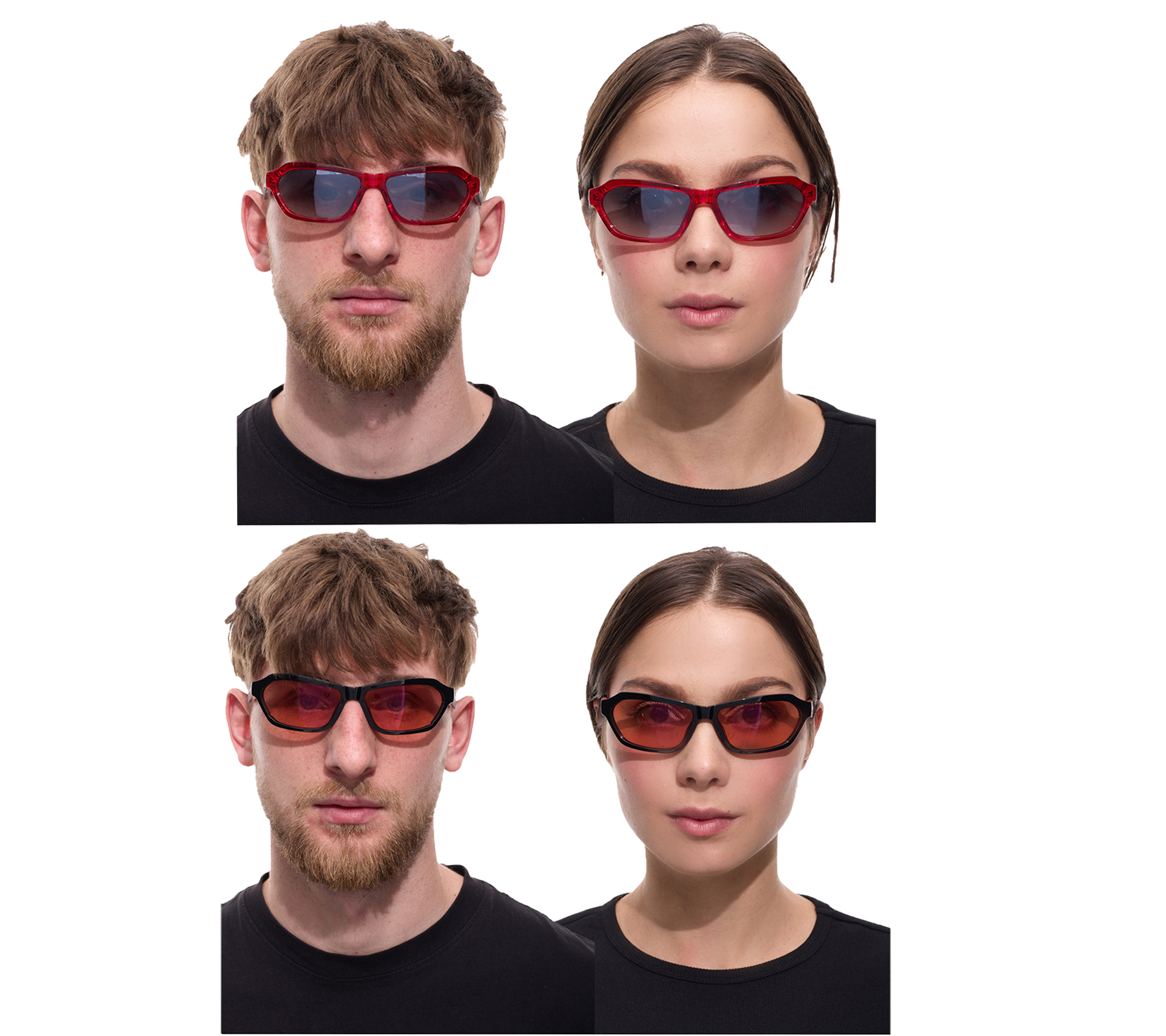 adidas Sonnenbrille für Damen und Herren Rechteckige-Brille Gradient-Brille mit Verspiegelung UVA&UVB Schutz Rot, Schwarz oder Türkis
