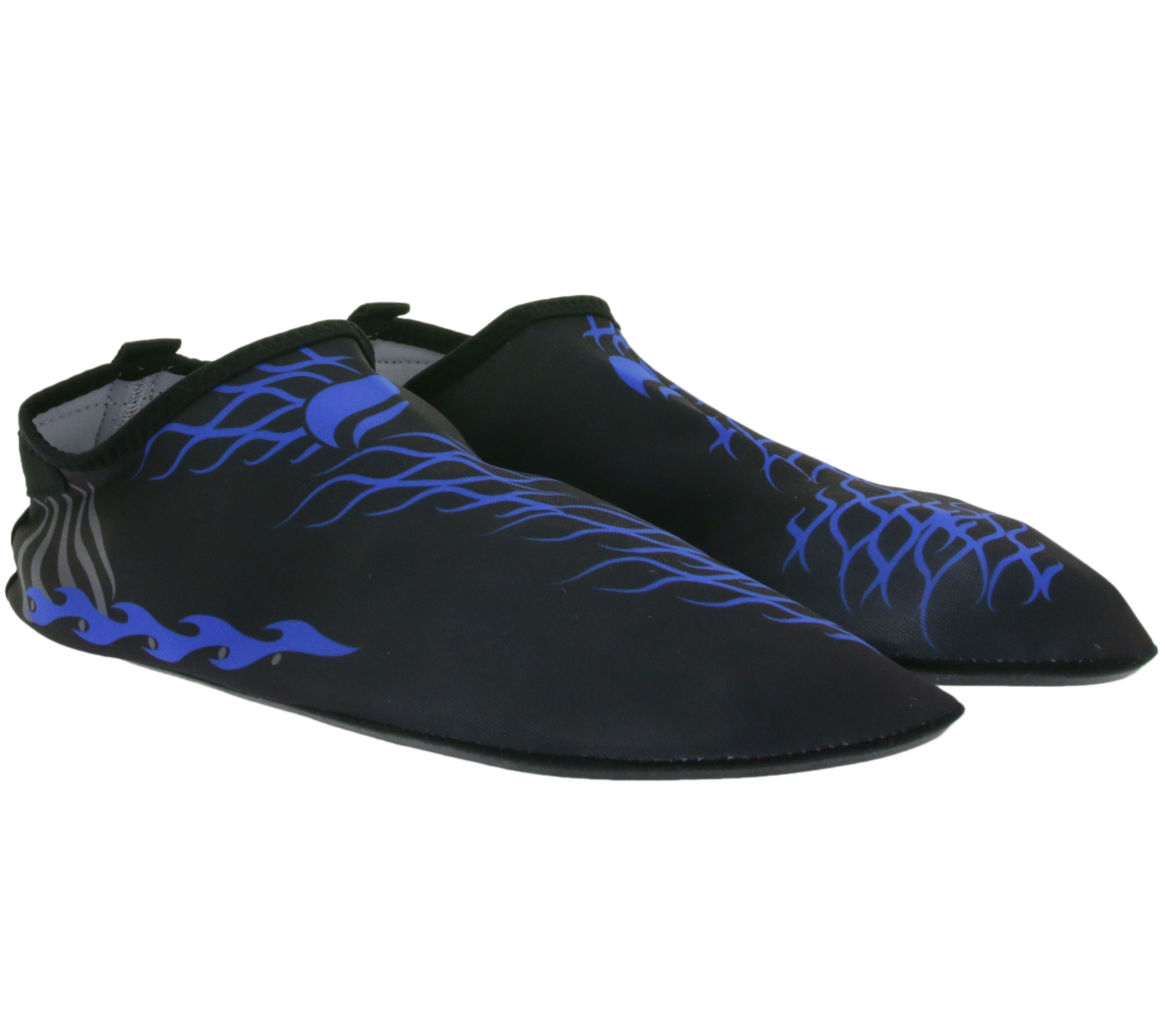 airjoy Neopren-Bade-Schuhe mit herausnehmbarer Innensohle Wasser-Schuhe mit farblichen Highlights 7654618 Schwarz/Blau