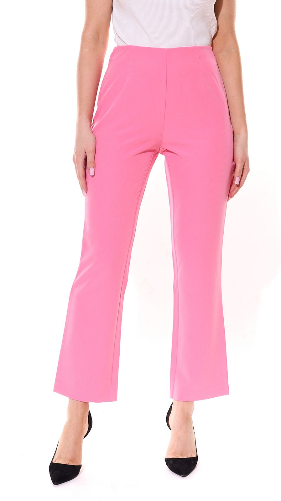 Aniston CASUAL Damen Stoff-Hose trendige Party-Hose in knalliger Farbe 84782465 Pink