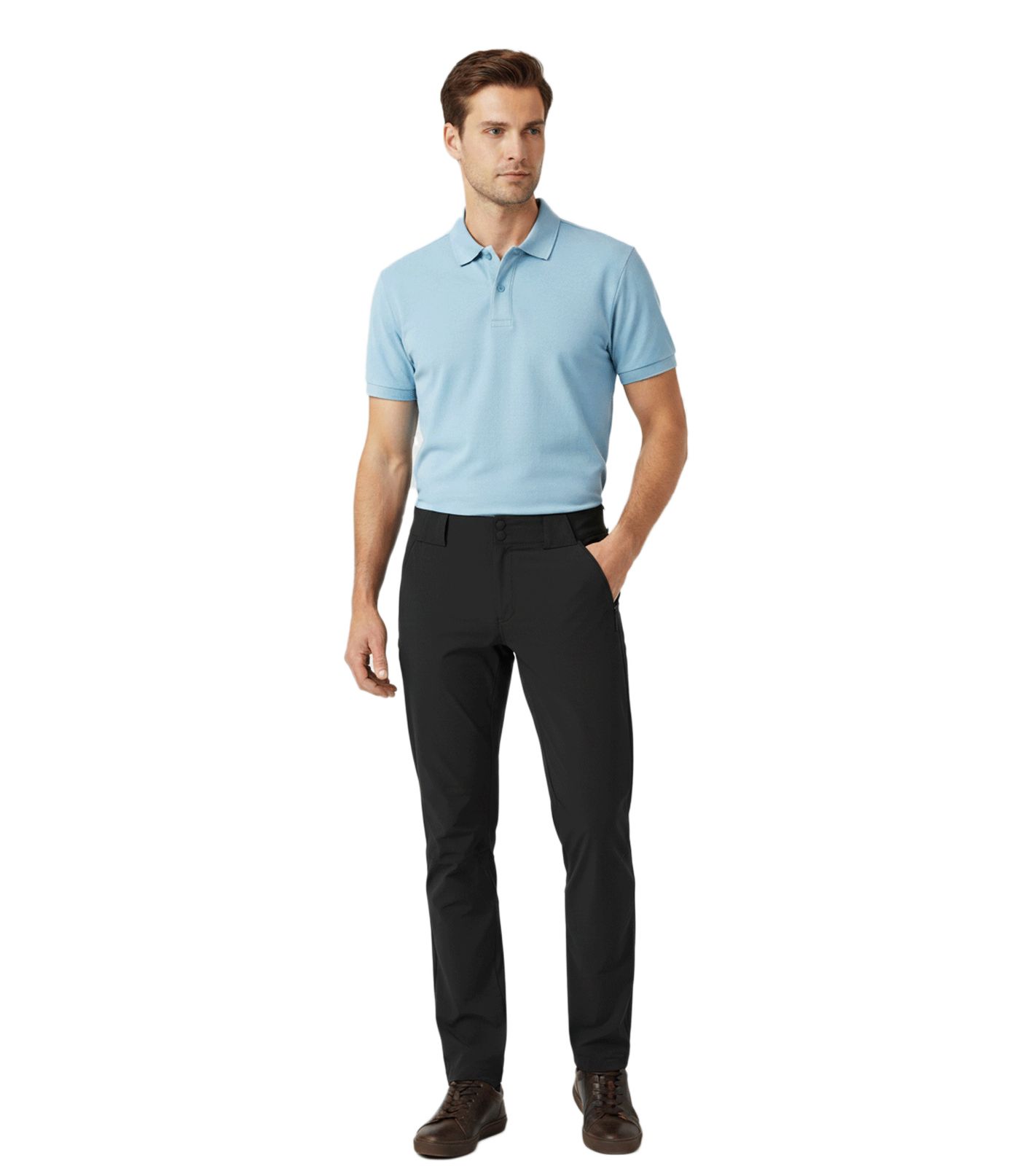Atmungsaktive NORTH BEND Gerd Herren Outdoor-Hose wasserabweisende Trekking-Hose Wander-Hose mit W-PRO Wetterschutzsystem 231162MMM 1001 Schwarz