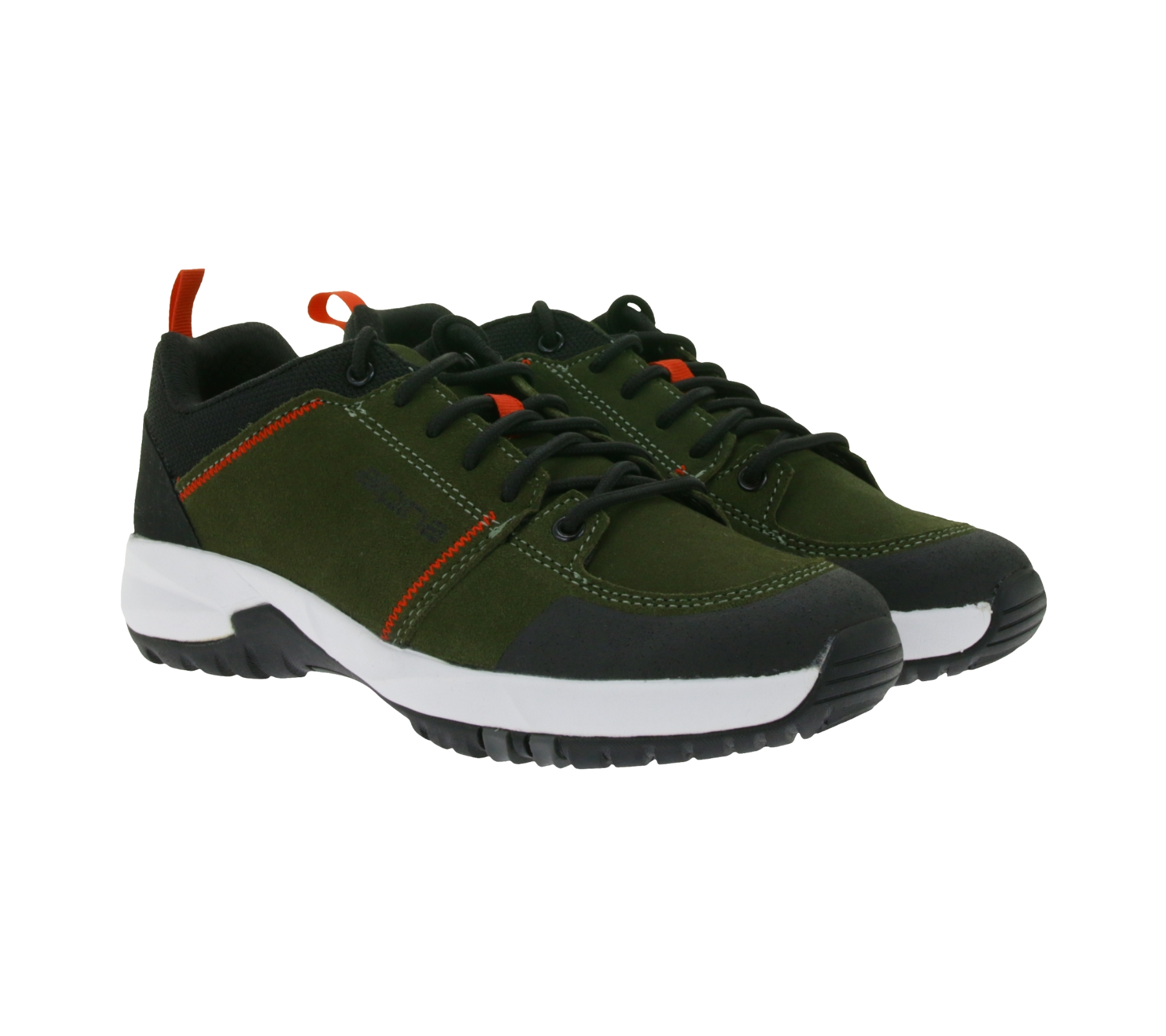 Atmungsaktiver ALPINA Opal Damen Trekking-Schuhe Wander-Sneaker Outdoor-Schuhe 627G-3K Olivgrün/Schwarz