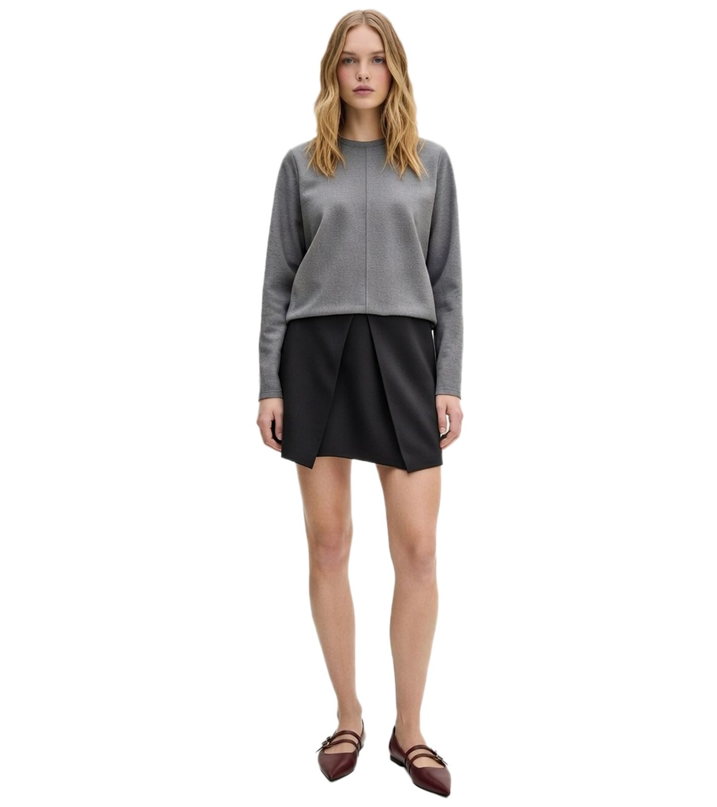 ausgestellter Damen Mini-Rock Punto di Roma Business-Rock 964069 Schwarz