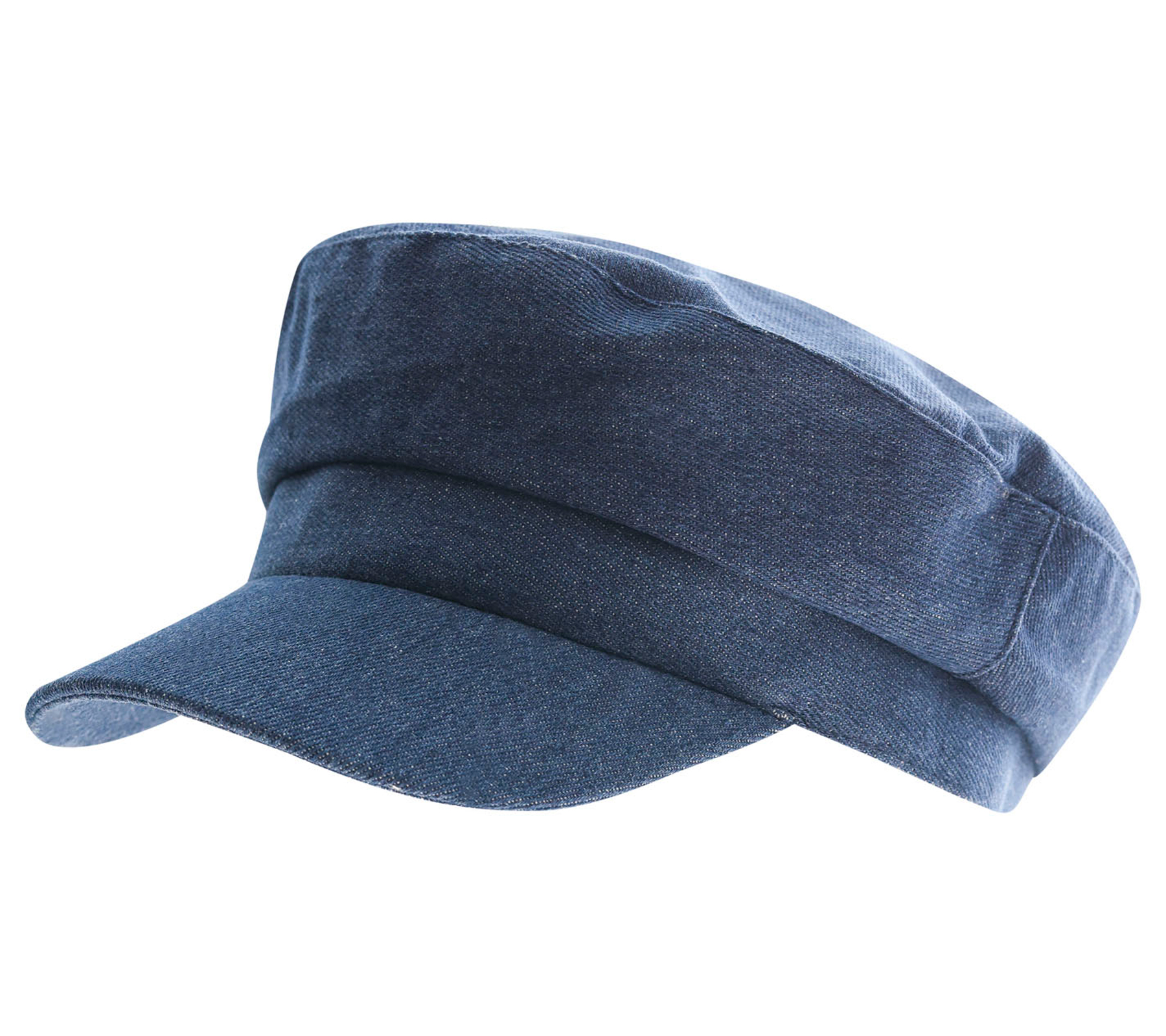 Ballon-Mütze im Jeans-Style Schirm-Mütze Baker-Boy-Mütze Kopfbedeckung Sommer-Cap 4606M K248136 Dunkel-Blau