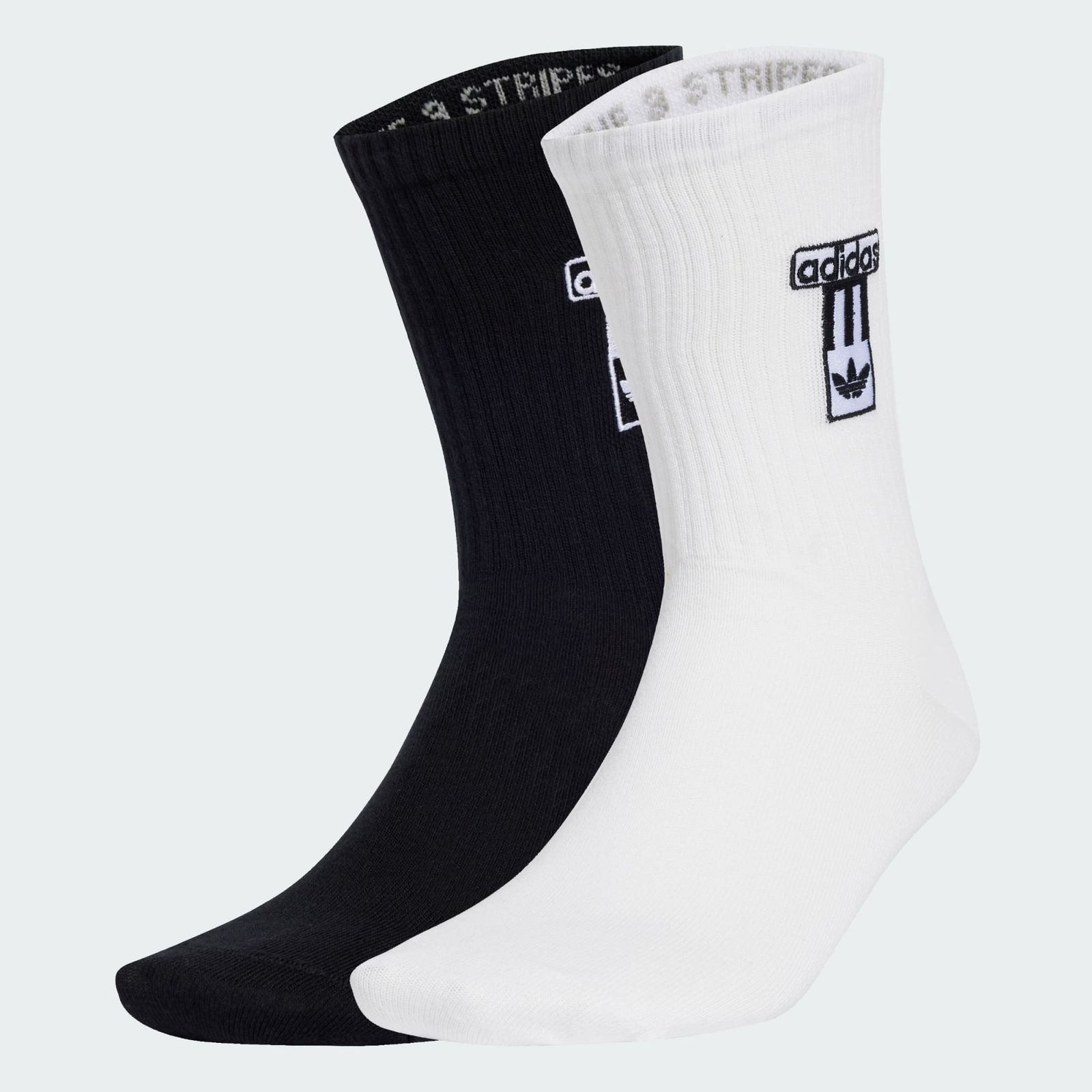 Bequeme adidas Adibreak CR Damen Socken mit weichem Komfort Freizeitsocken JD5461-01248 Weiß/Schwarz