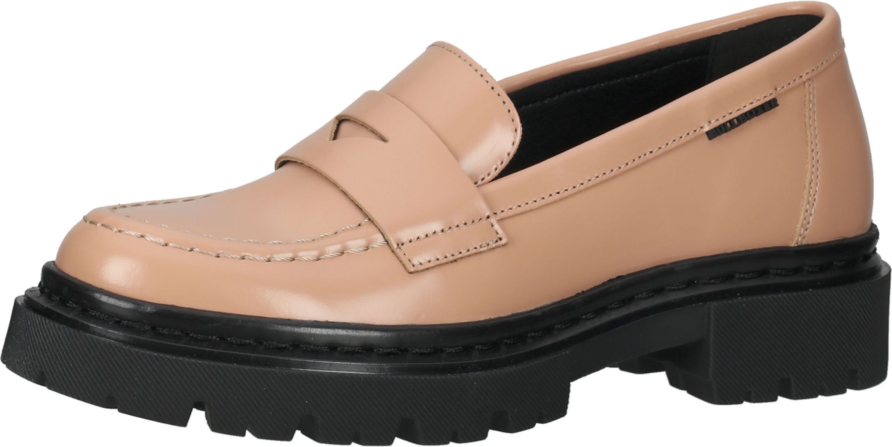 Bequeme BULLBOXER Slipper Schlupfschuhe für Damen 610000E4L NUDE Beige