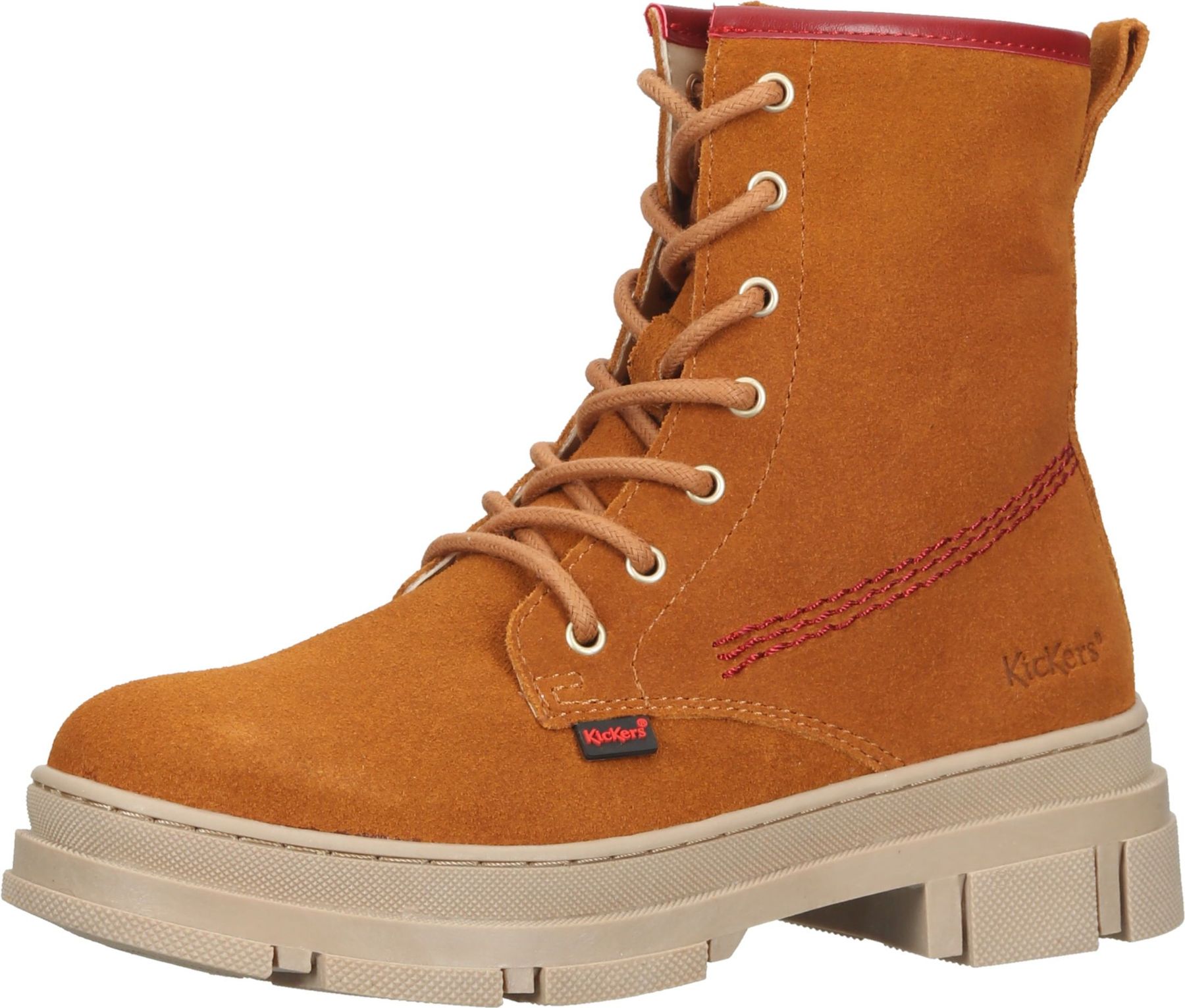 Bequeme Kickers Stiefelette Schnürschuhe für Mädchen 947270-30 116 Braun