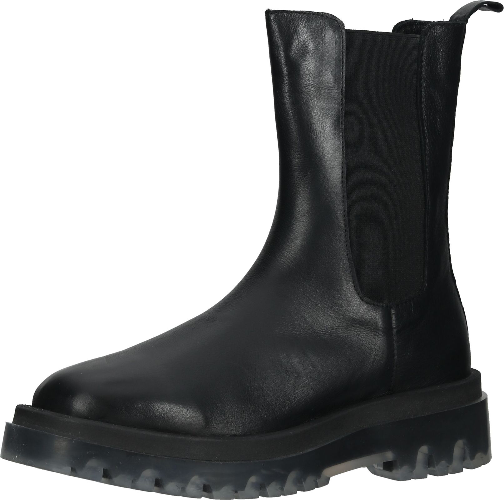 Bequeme LAZAMANI Stiefelette Schlupfschuhe für Damen 67.071 black Schwarz