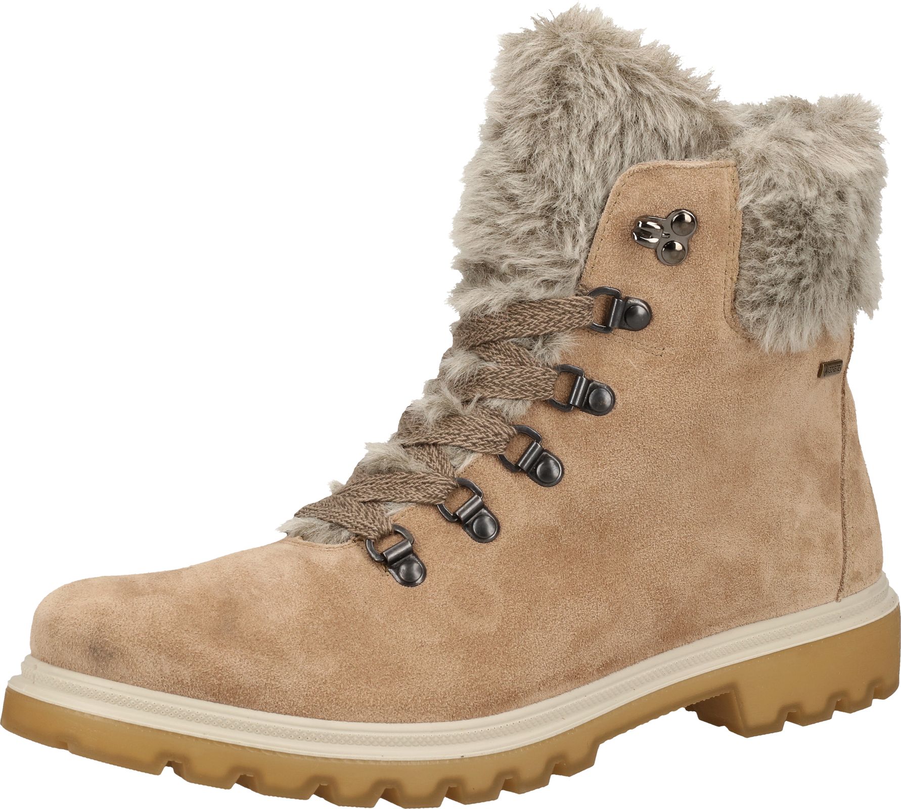 Bequeme Legero Stiefelette Schnürschuhe für Damen 2-009662-4500 Beige