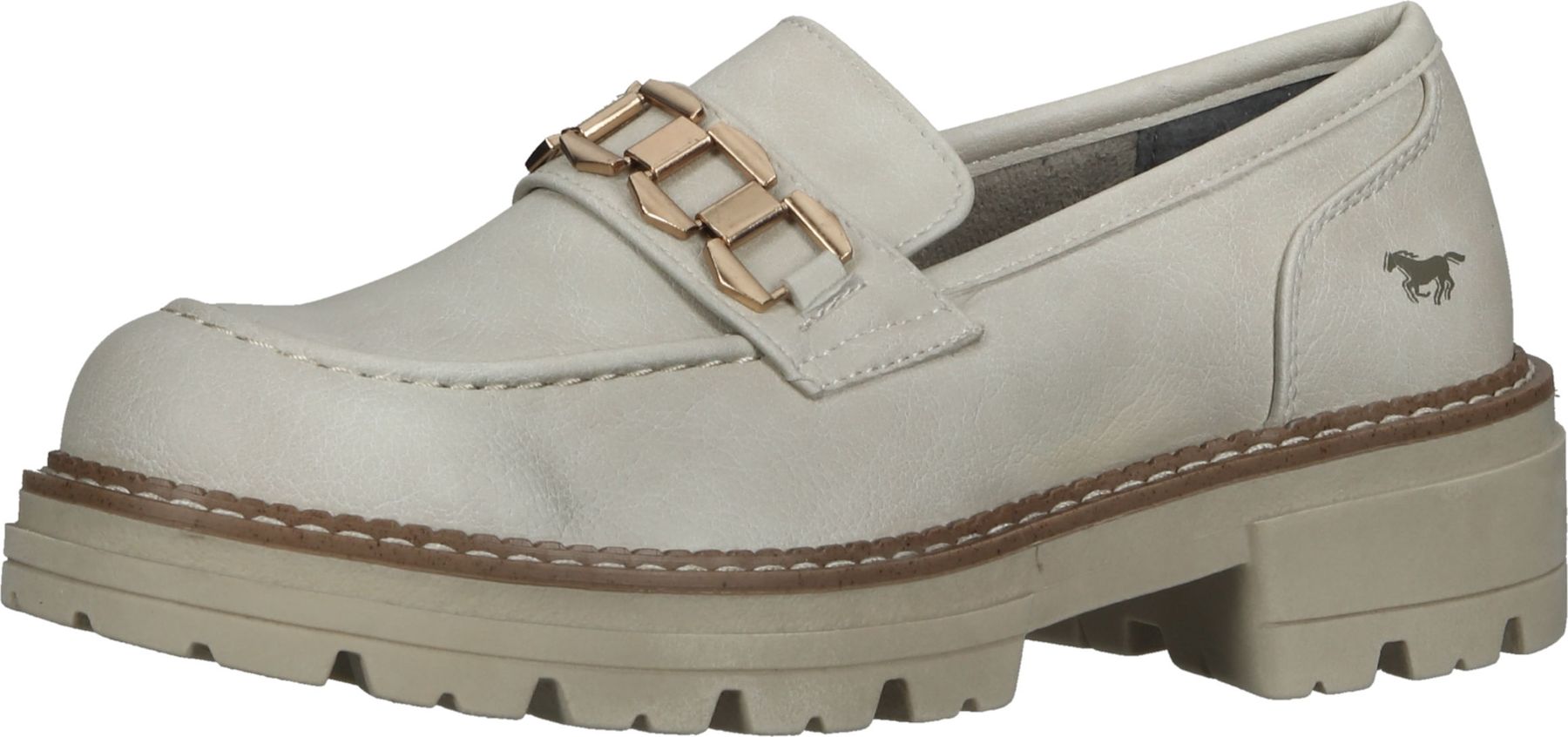 Bequeme MUSTANG Slipper Schlupfschuhe für Damen 1437-401-203 Weiß