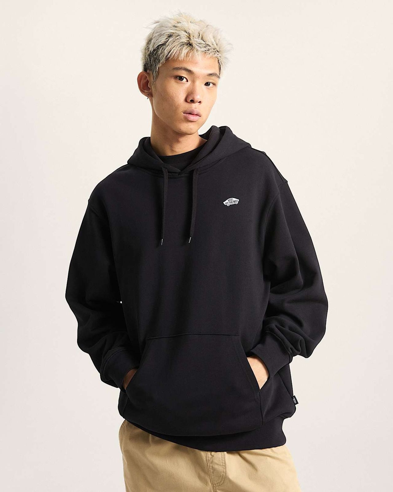Bequeme Vans Style 76 II Loose FT PO Herren Hoodie VN000P51-00826 Schwarz