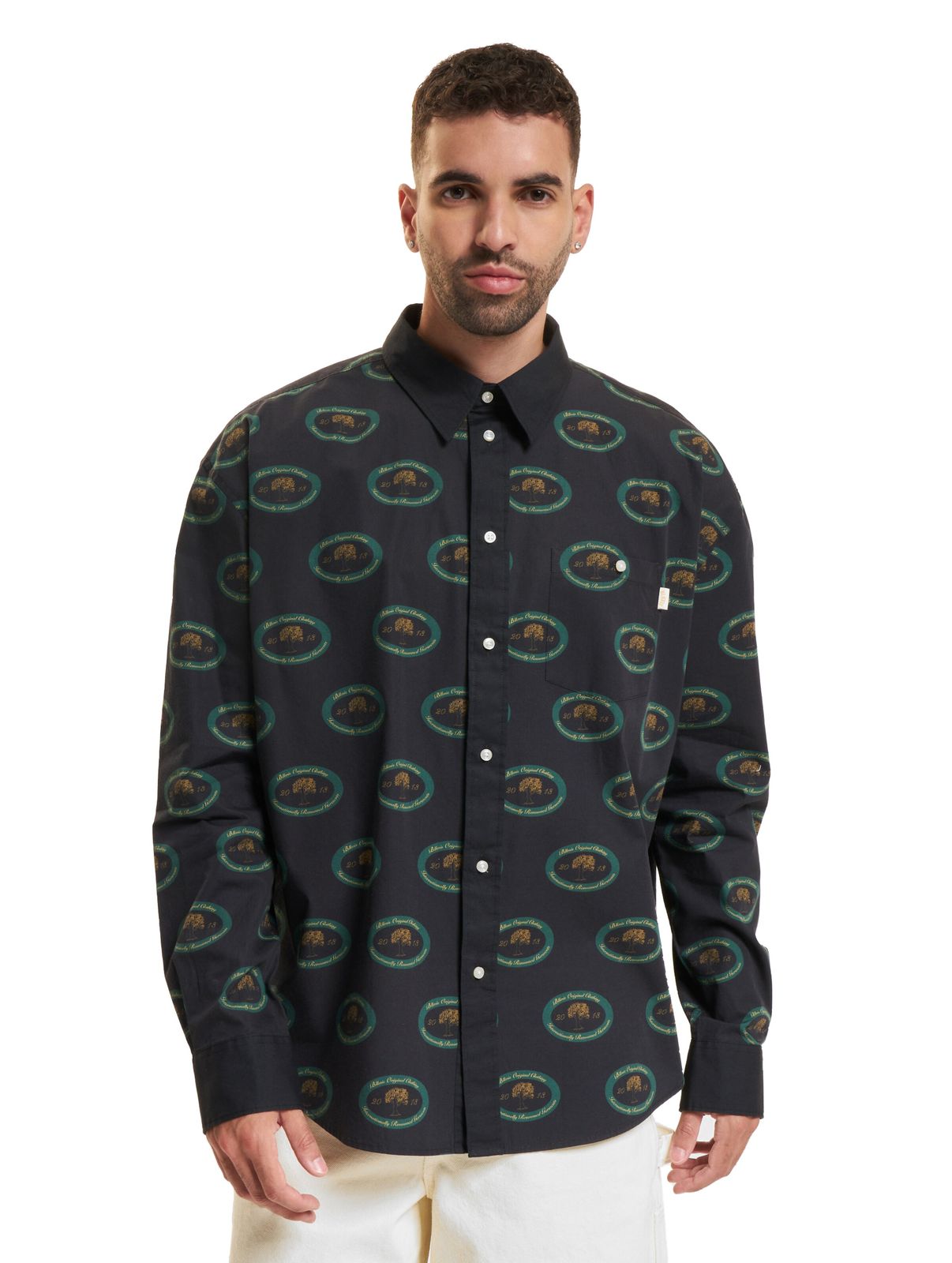 BLKVIS BOC Allover Shirt schwarz