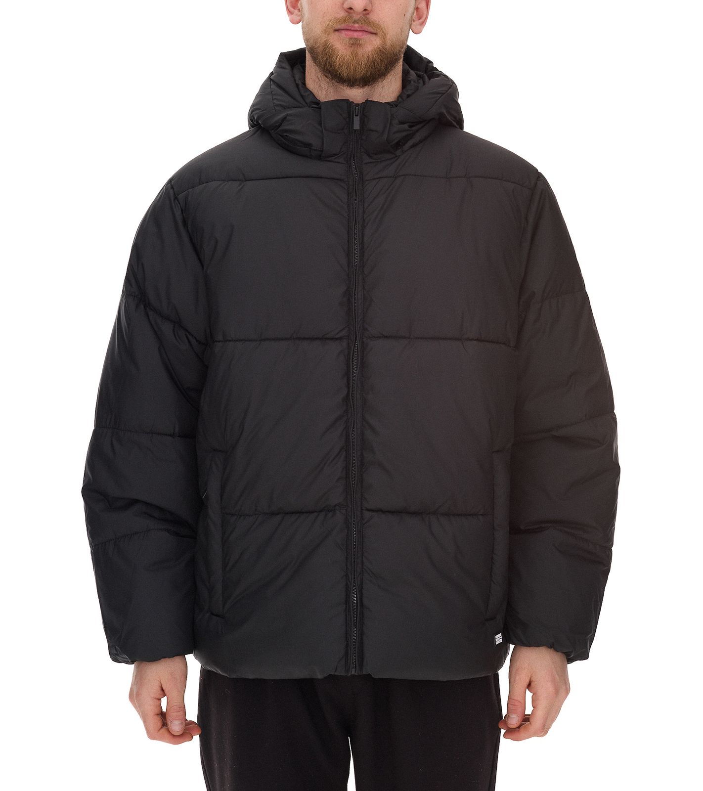 CARS JEANS Soymas Herren gesteppte Alltags-Jacke Puffer-Jacke mit abnehmbarer Kapuze Herbst-Jacke Stepp-Jacke 6617601 Schwarz