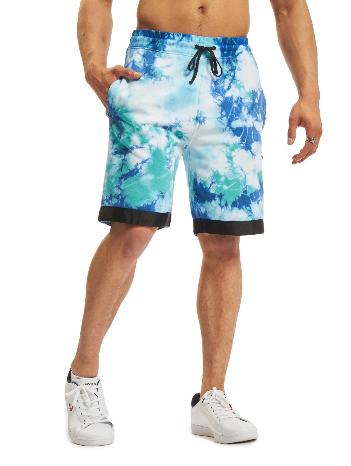 CAYLER & SONS Csbl Meaning Of Life Tie Dye Sweat Shorts weiß/blau