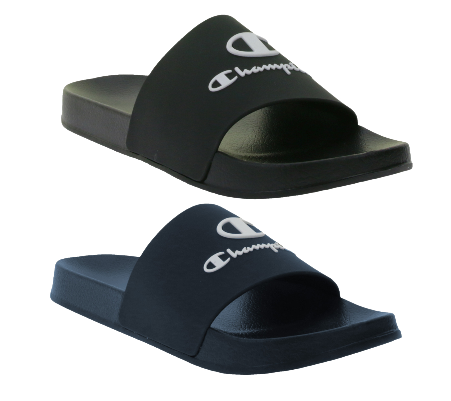 Champion Kos Damen und Herren Bade-Schuhe Badelatschen Sommer-Schuhe Schlupf-Schuhe S22175 Schwarz oder Blau