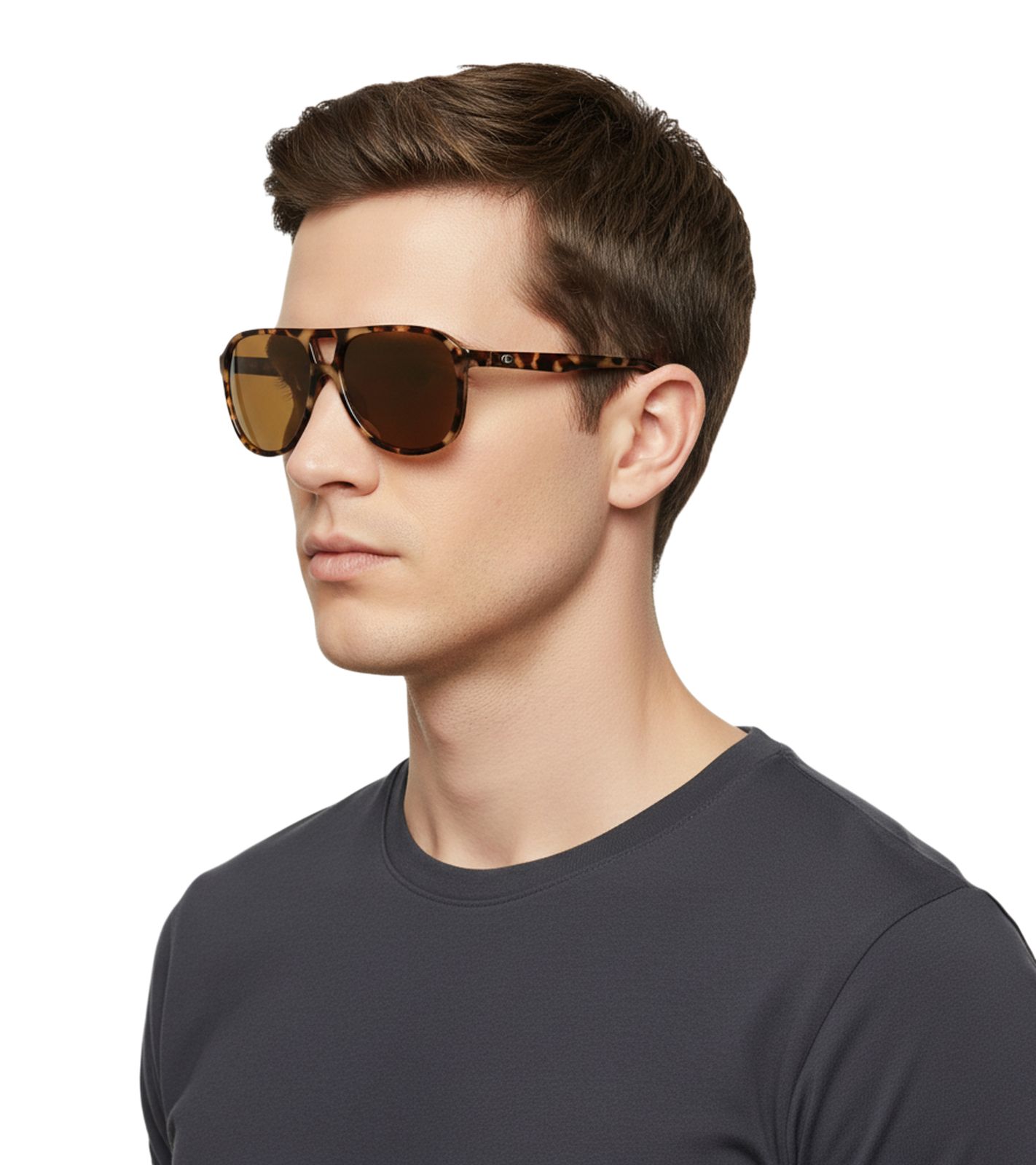 Champion Sonnenbrille Herren Freizeit-Brille verspiegelte Urlaubs-Brille Filterkategorie 3 CU513403 Braun