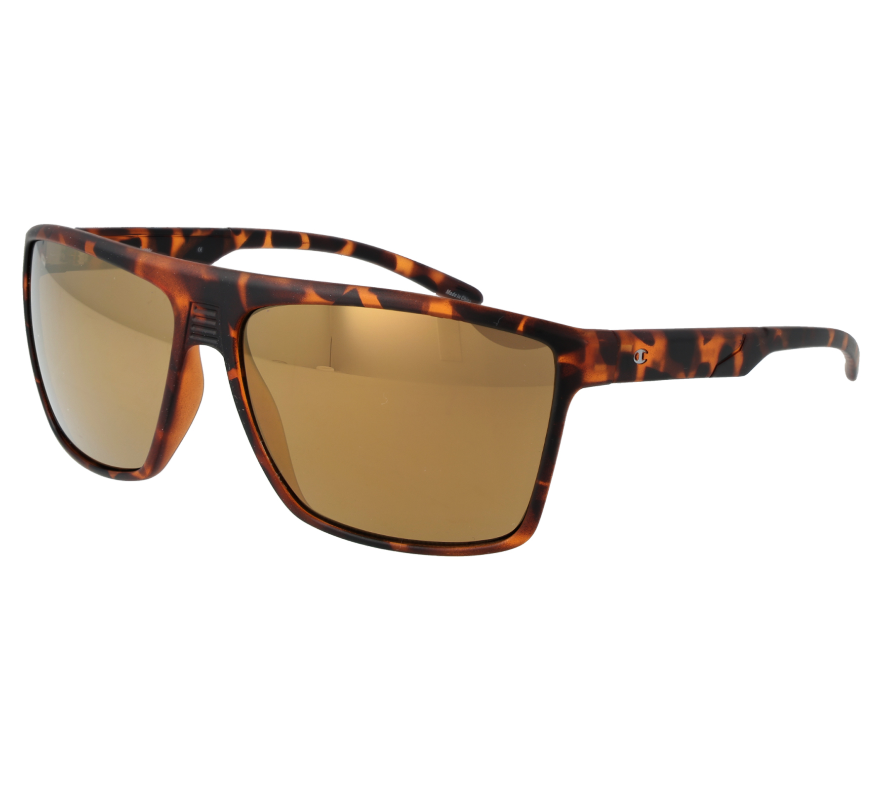 Champion Sonnenbrille Herren Freizeit-Brille verspiegelte Urlaubs-Brille polarisiert Filterkategorie 3 CU515003 Braun