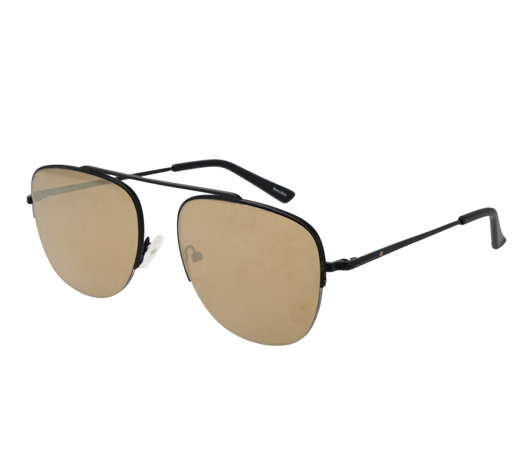 Champion Sonnenbrille Herren Freizeit-Brille verspiegelte Urlaubs-Brille polarisiert Filterkategorie 3 CU515103 Braun/Schwarz