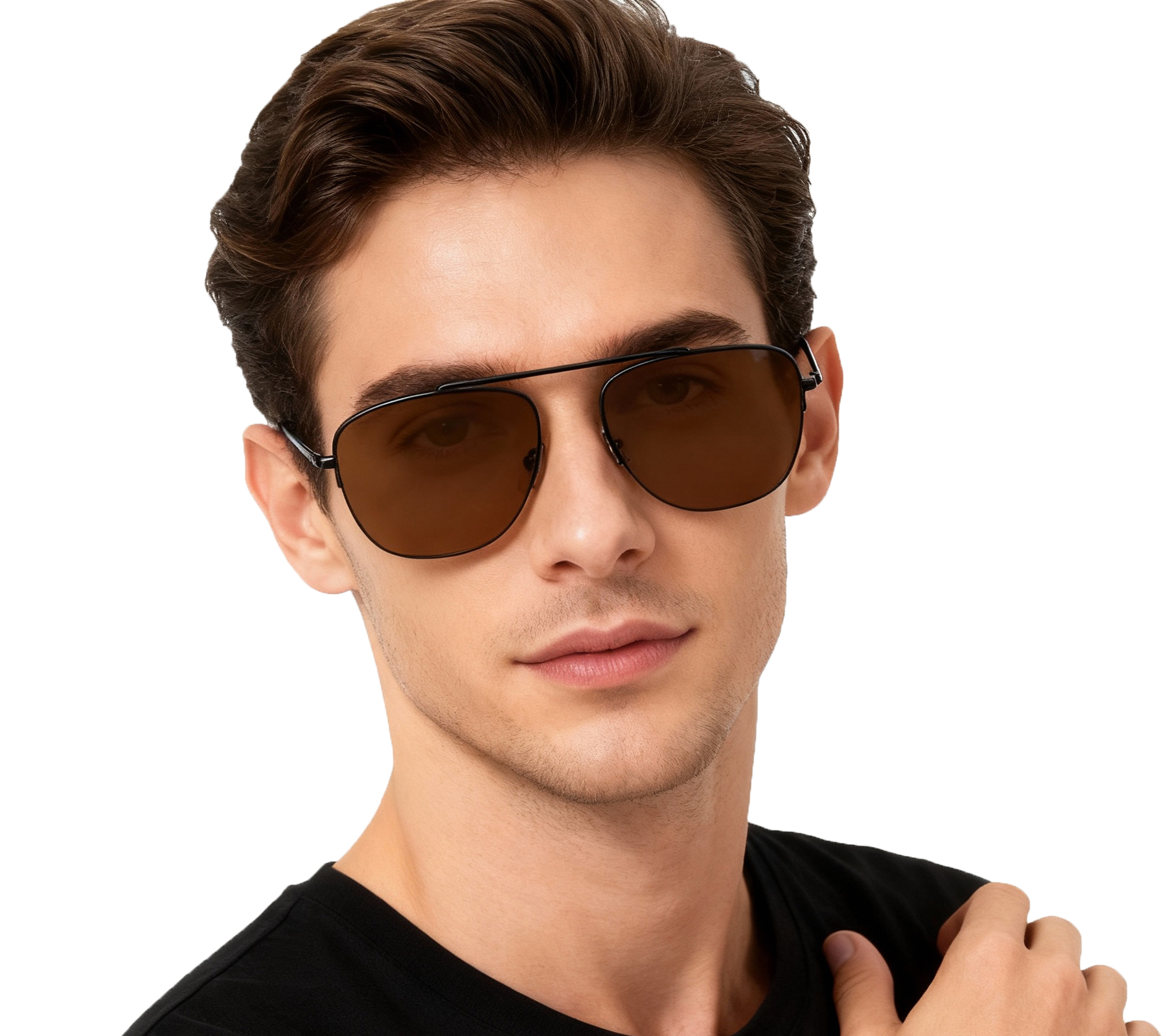 Champion Sonnenbrille Herren Freizeit-Brille verspiegelte Urlaubs-Brille polarisiert Filterkategorie 4 CU515104 Braun