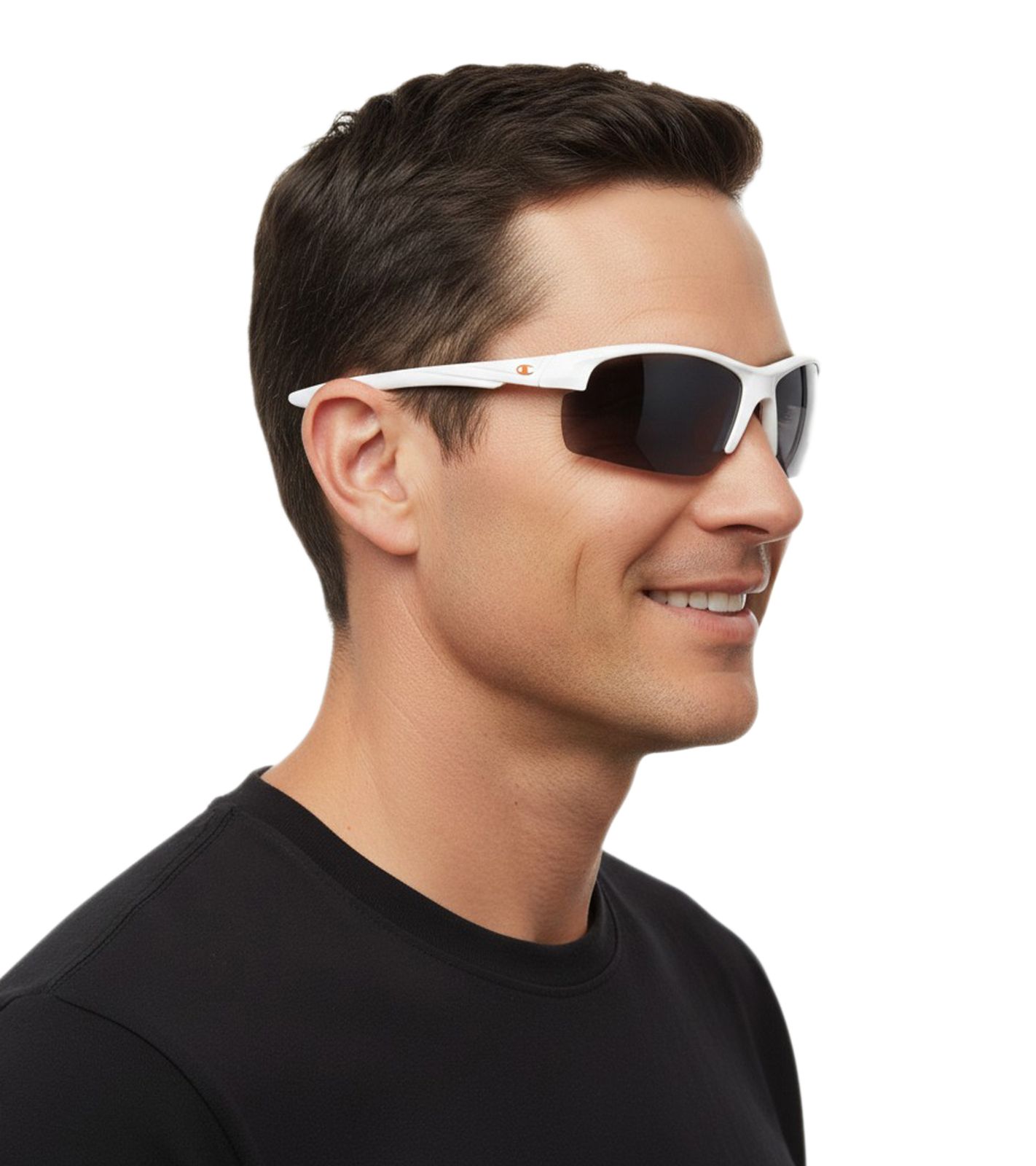 Champion Sport Sonnenbrille Herren Sport-Brille verspiegelte Urlaubs-Brille polarisiert Filterkategorie 3 CU502403 Braun/Weiß