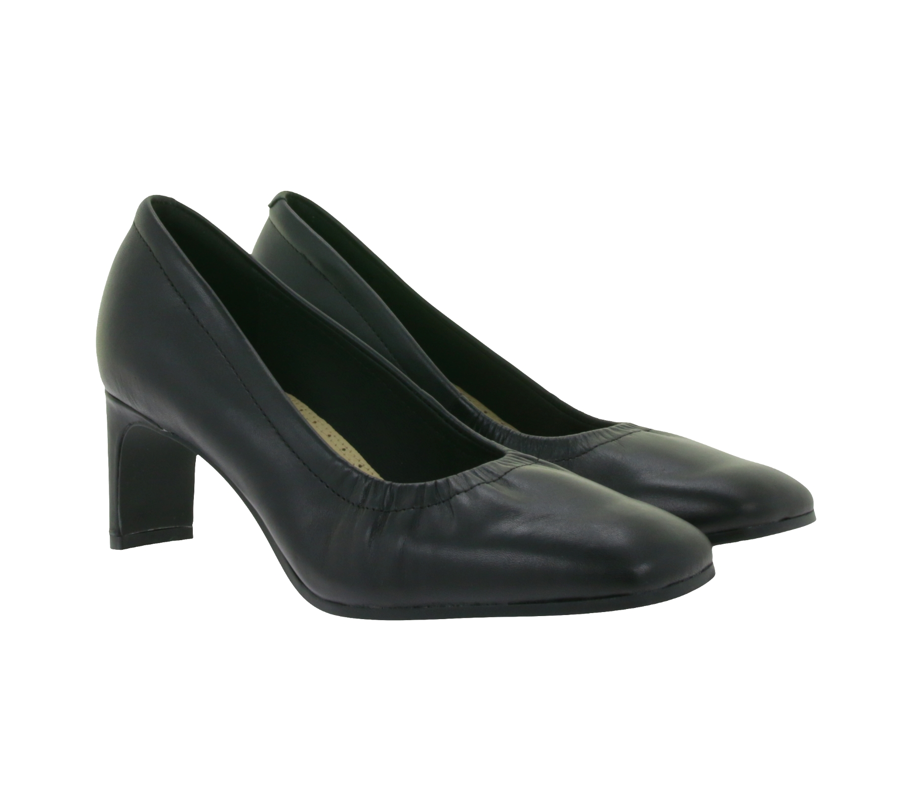 Clarks Seren 55 Soft Damen High-Heels Abend-Schuhe Echtleder-Schuhe Pumps 26166952 Schwarz