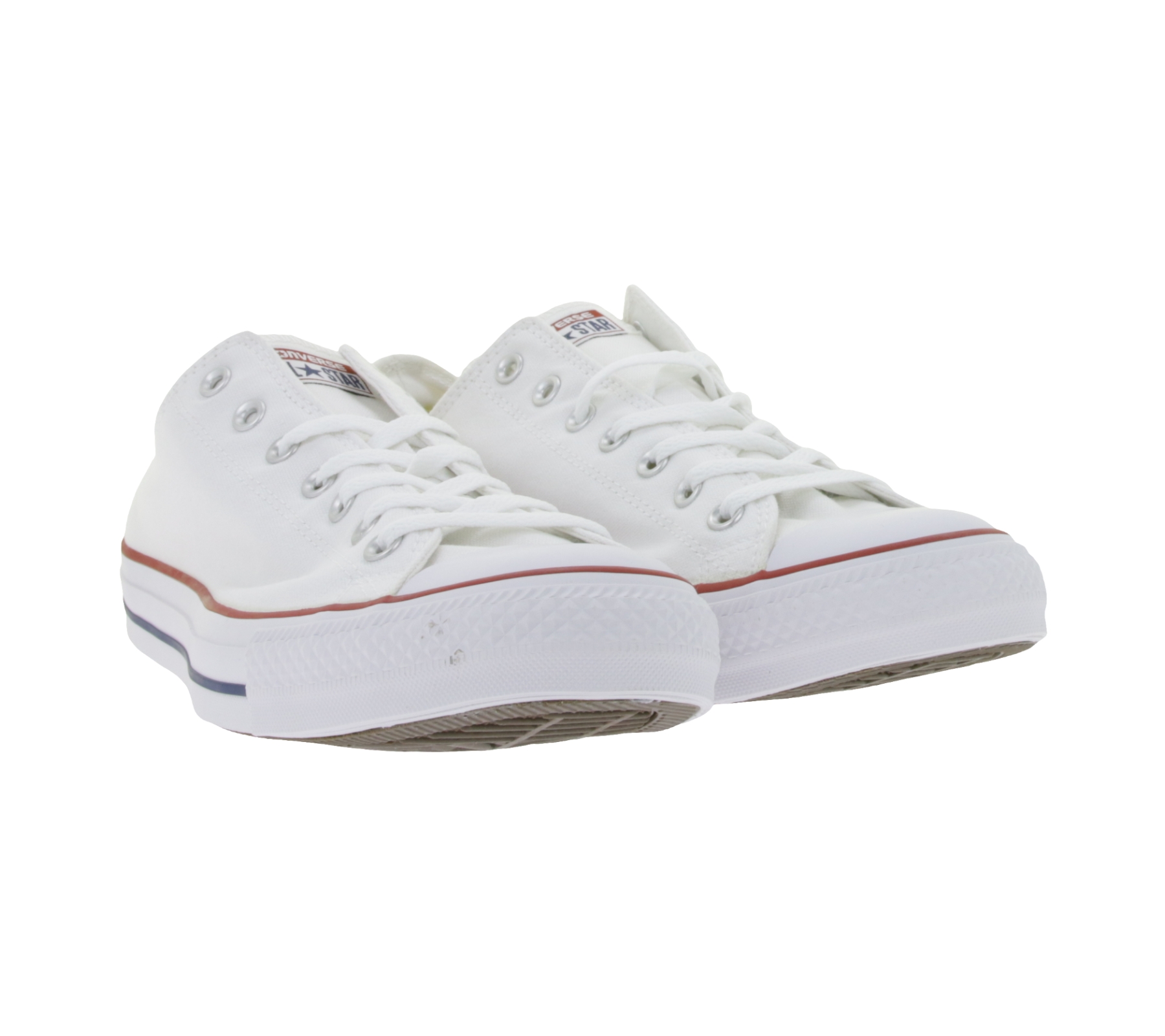 Converse Chuck Taylor All Star Low Top Sneaker mit OrthoLite-Dämpfung Freizeit-Schuhe M7652C Weiß