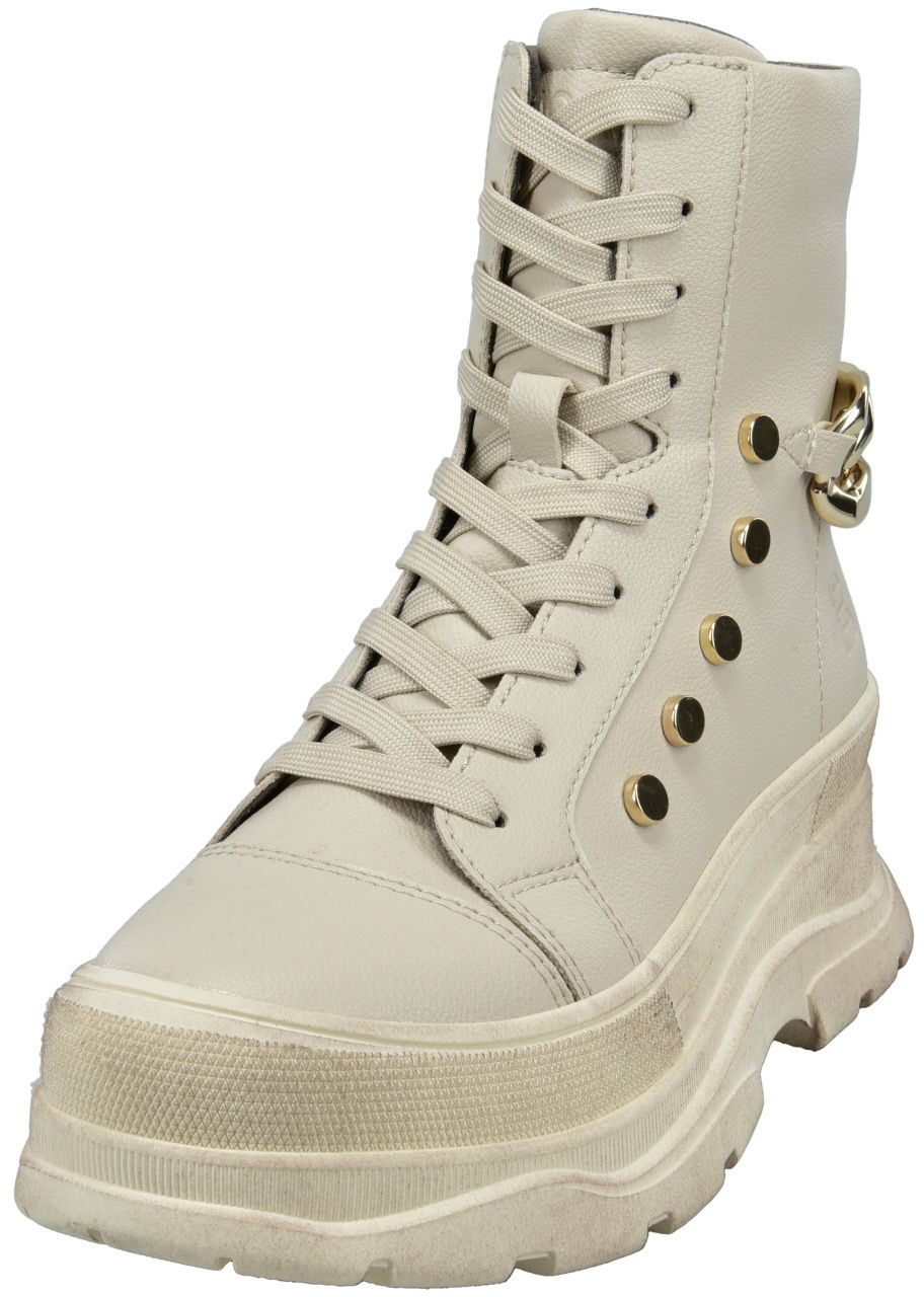 Elegante Bagatt Stiefelette Schnürschuhe für Damen D31-ABN50-5000-5200 Beige