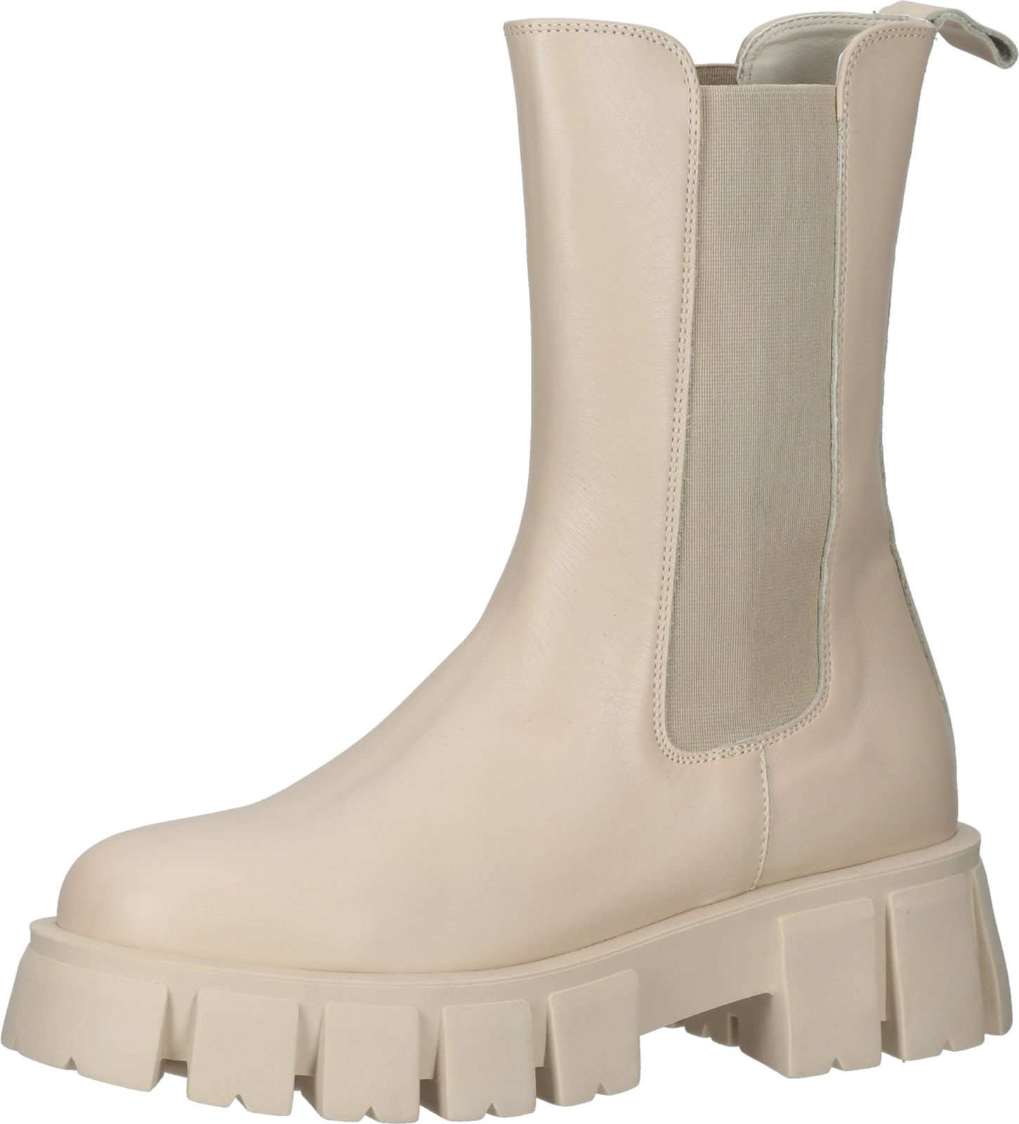 Elegante LAZAMANI Stiefelette Schlupfschuhe für Damen 55.084 ecru Beige
