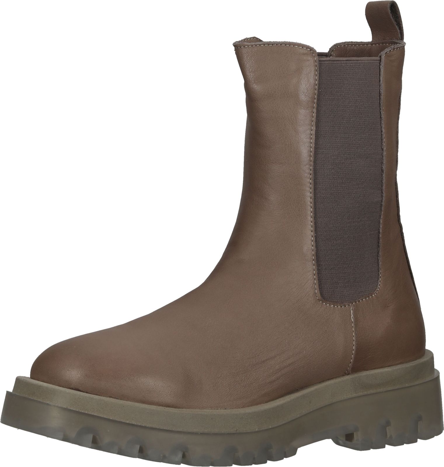 Elegante LAZAMANI Stiefelette Schlupfschuhe für Damen 67.071 taupe Beige