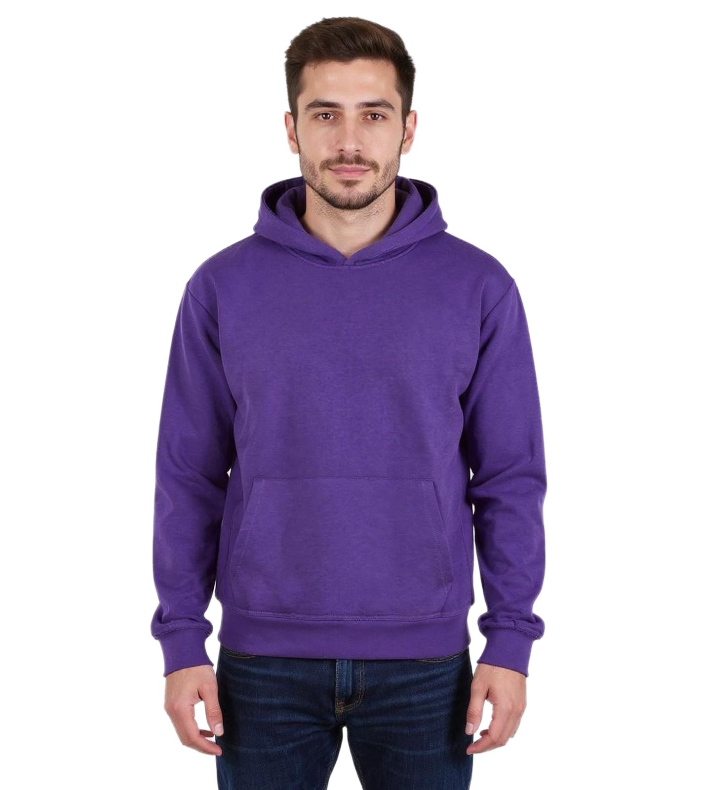 European League Of Football Blanko Baumwoll-Hoodies Tillandsia lila