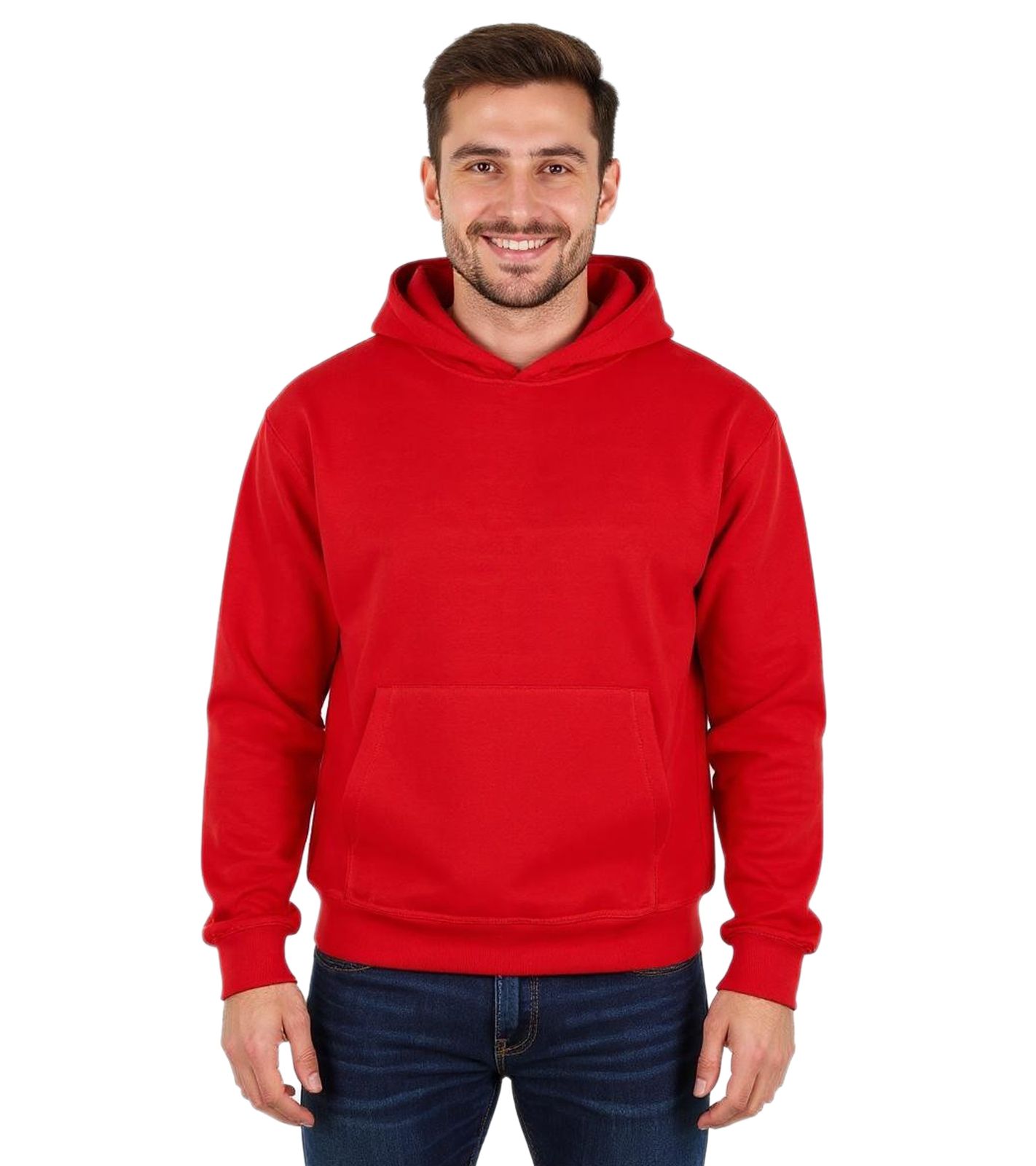 European League Of Football Blanko Baumwoll-Hoodies tomate
