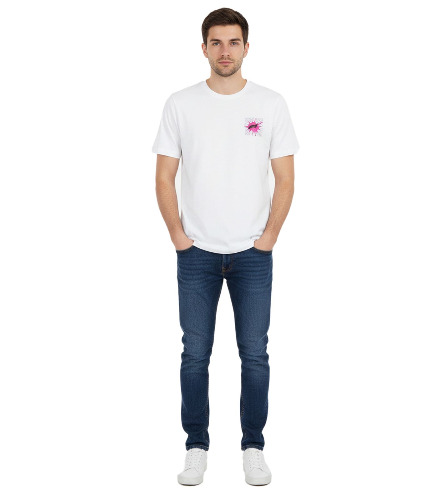 extravagantes Formula 1 F1 Graphic Herren Rundhals-Shirt Formel 1 Bio-Baumwoll-Shirt Kurzarm-Shirt 180 g/m² 701227626 001 Weiß