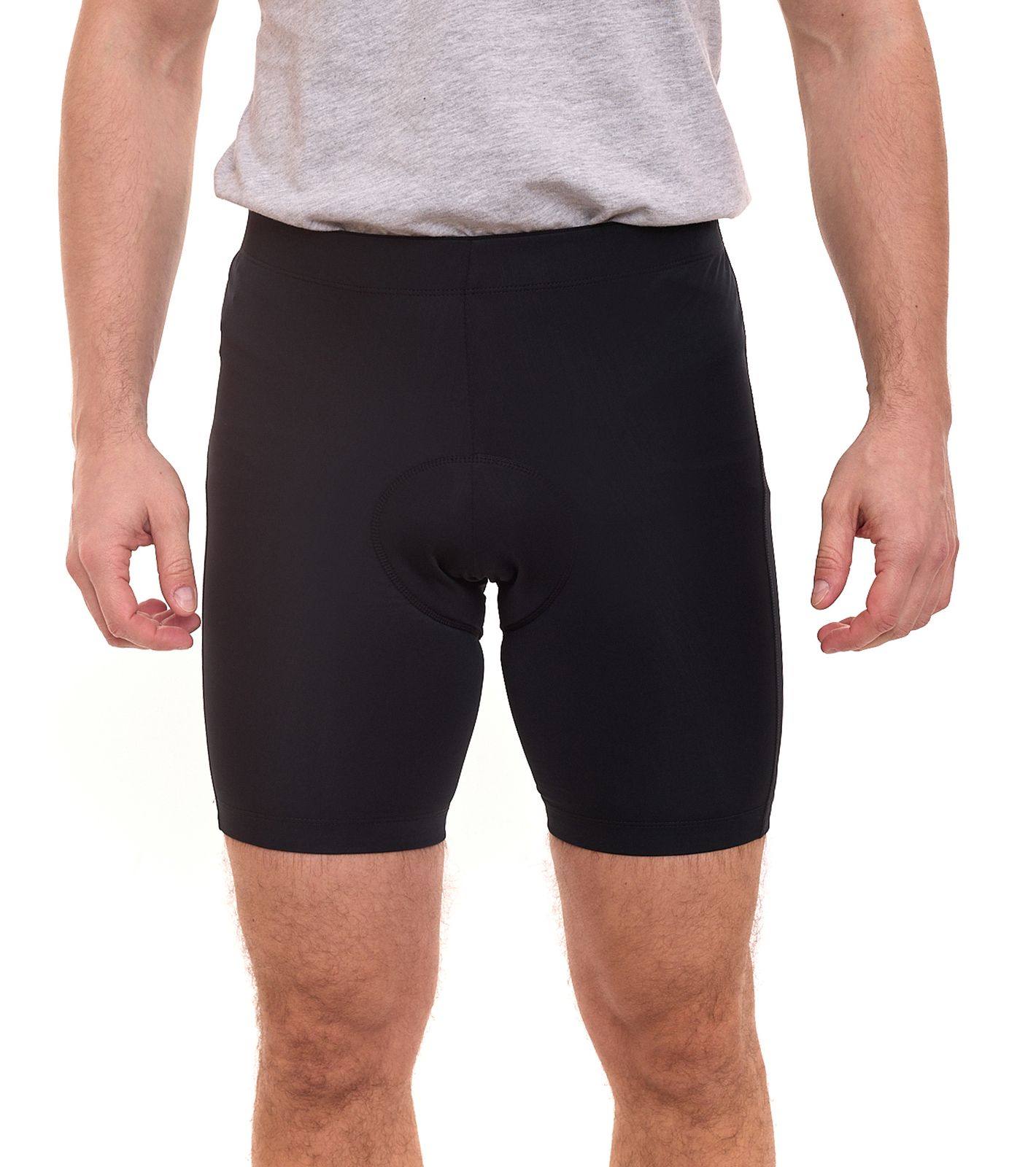 F2 Race Herren Fahrrad-Hose mit Rückentasche Mountainbike-Hose mit High-Performance-Sitzpad Radler-Hose 6557 2038 Schwarz