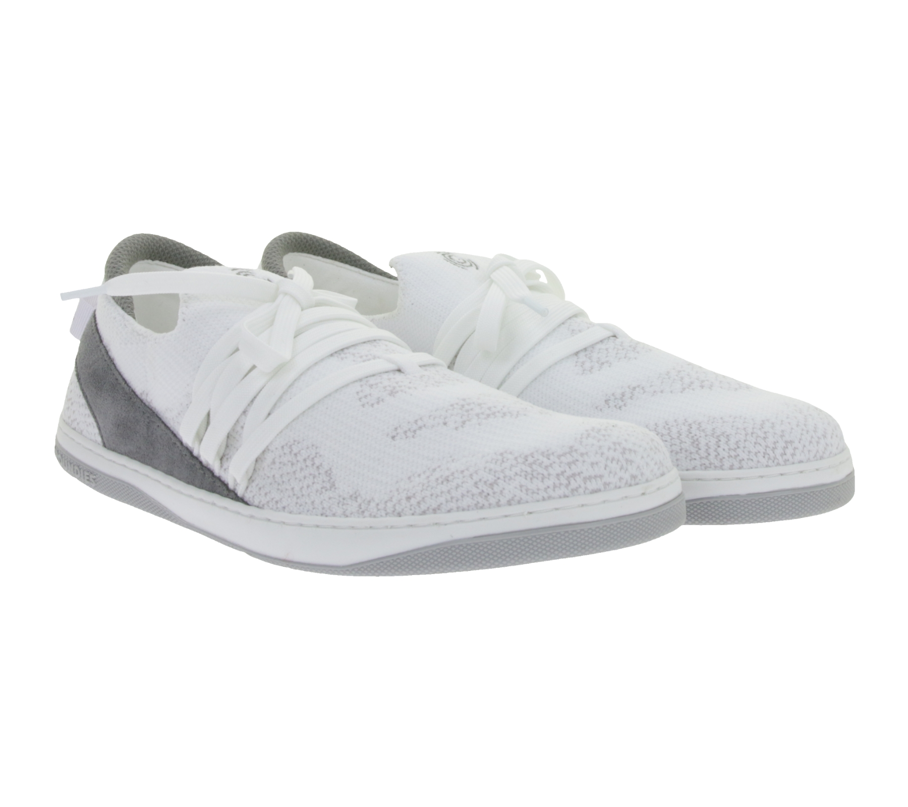 flexible GROUNDIES Barfußschuhe Osaka Damen Low-Top Low-Top Sneaker mit TrueSense Sohle Schnür-Schuhe GND-180262-02 Weiß