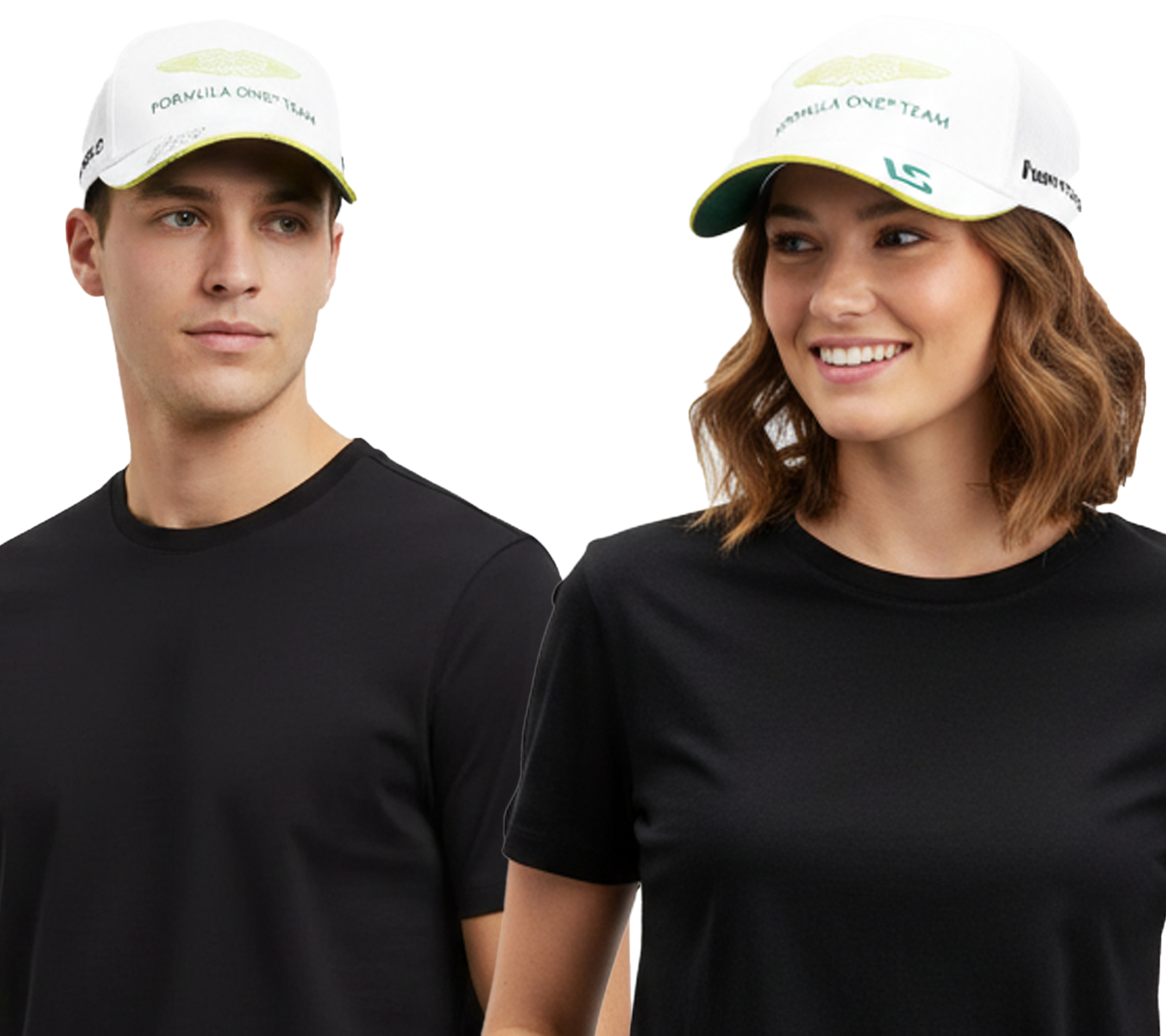 Formula 1 Lance Stroll Aston Martin F1 BOSS Baseball-Cap Saison 2024 Fan-Cap Snapback 701229248 002 Weiß