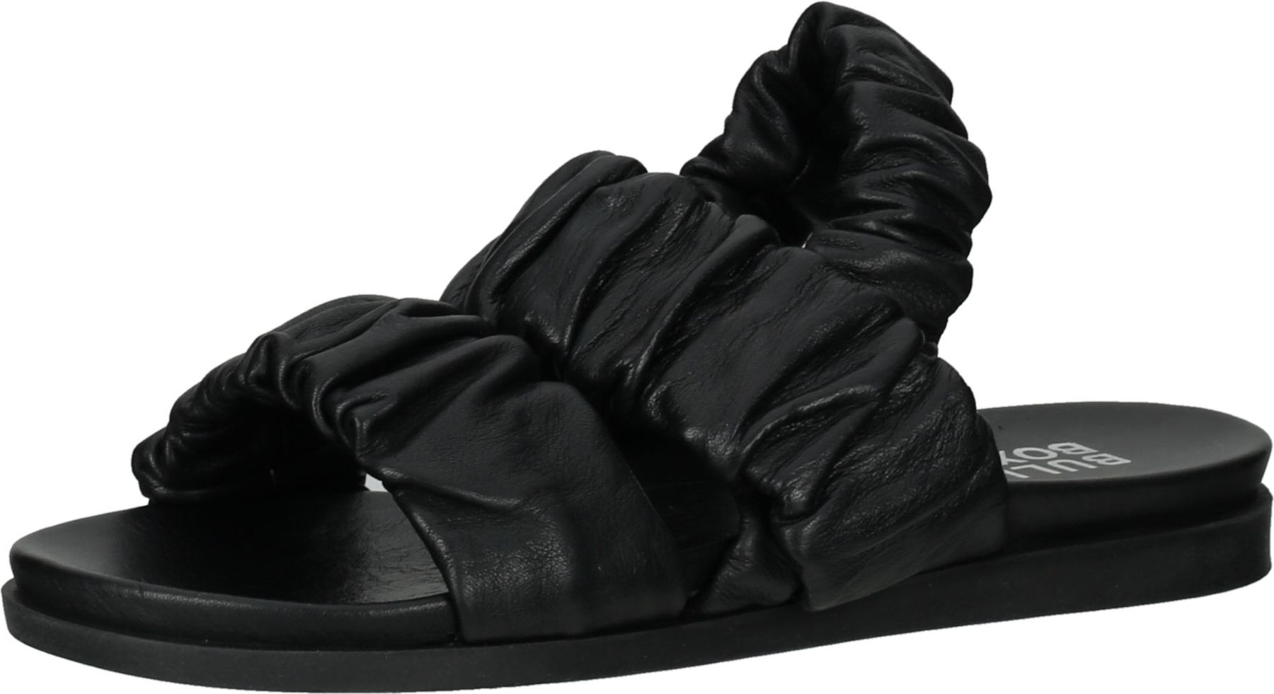 Hochwertige BULLBOXER Sandalen Schlupfschuhe für Damen 532001T1L BLAC Schwarz