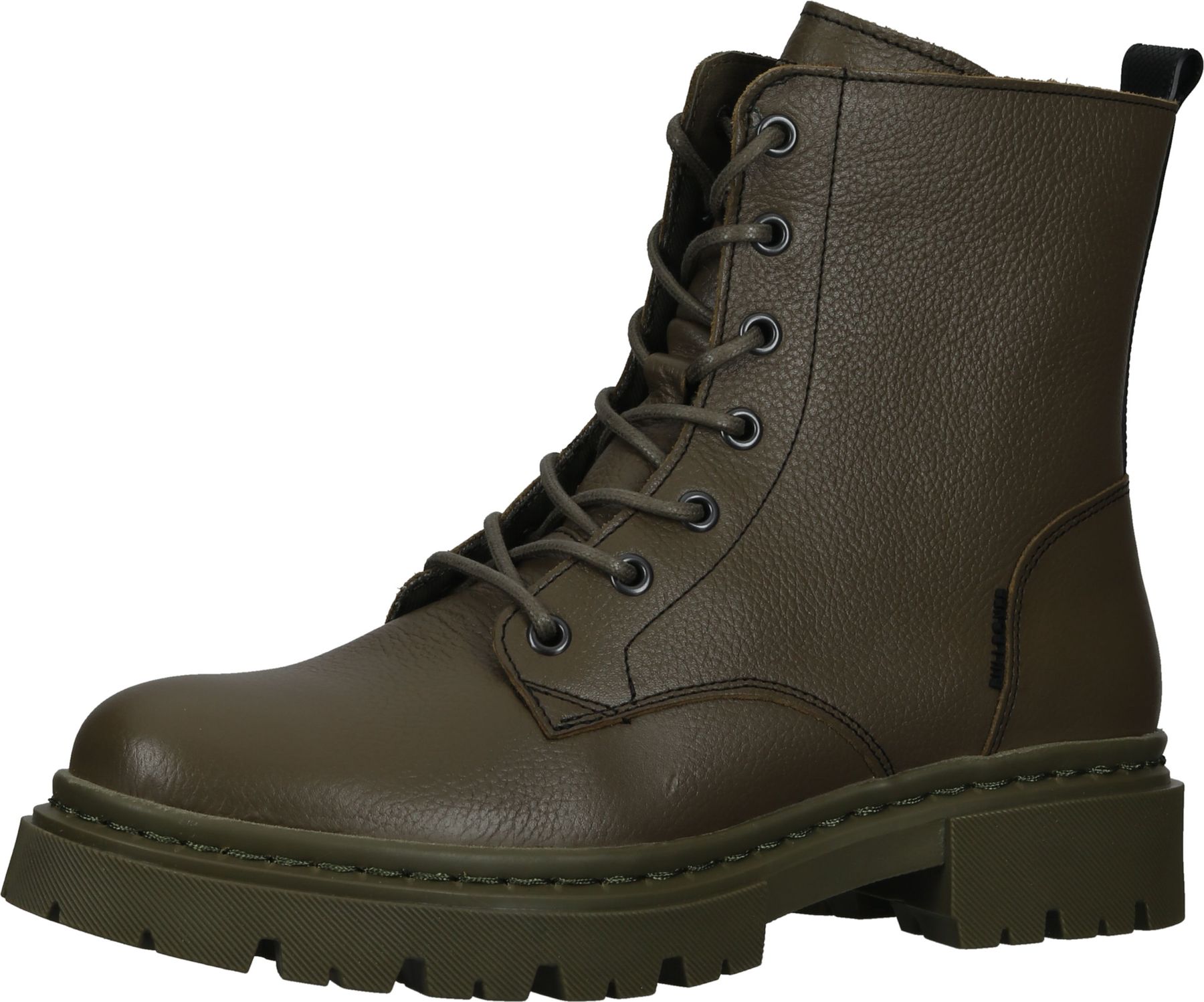Hochwertige BULLBOXER Stiefelette Schnürschuhe für Damen 610504E6LC KAKA Grün