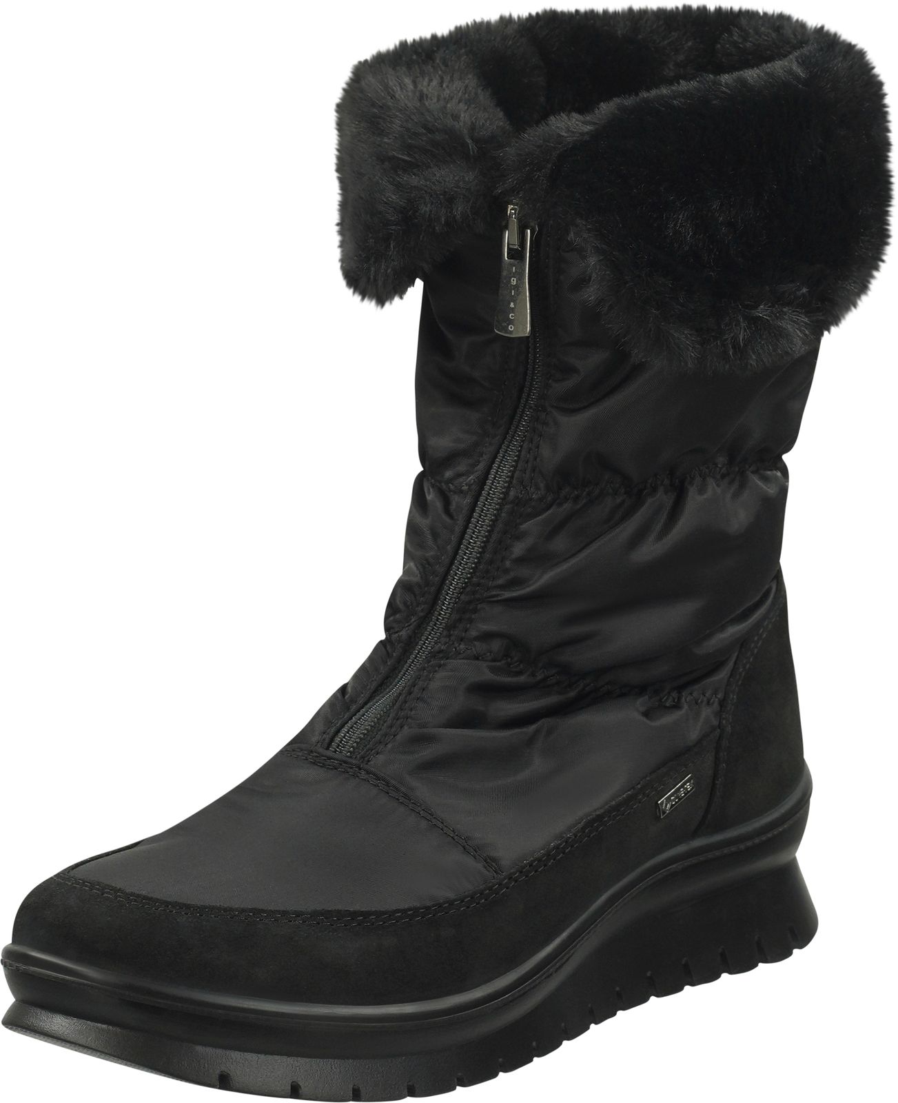 Hochwertige igi&co Stiefelette Stiefelette für Damen 46600 00 Schwarz