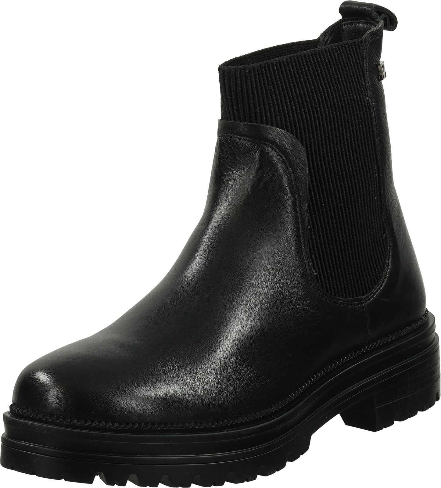 Hochwertige LAZAMANI Stiefelette Schlupfschuhe für Damen 85611 black Schwarz