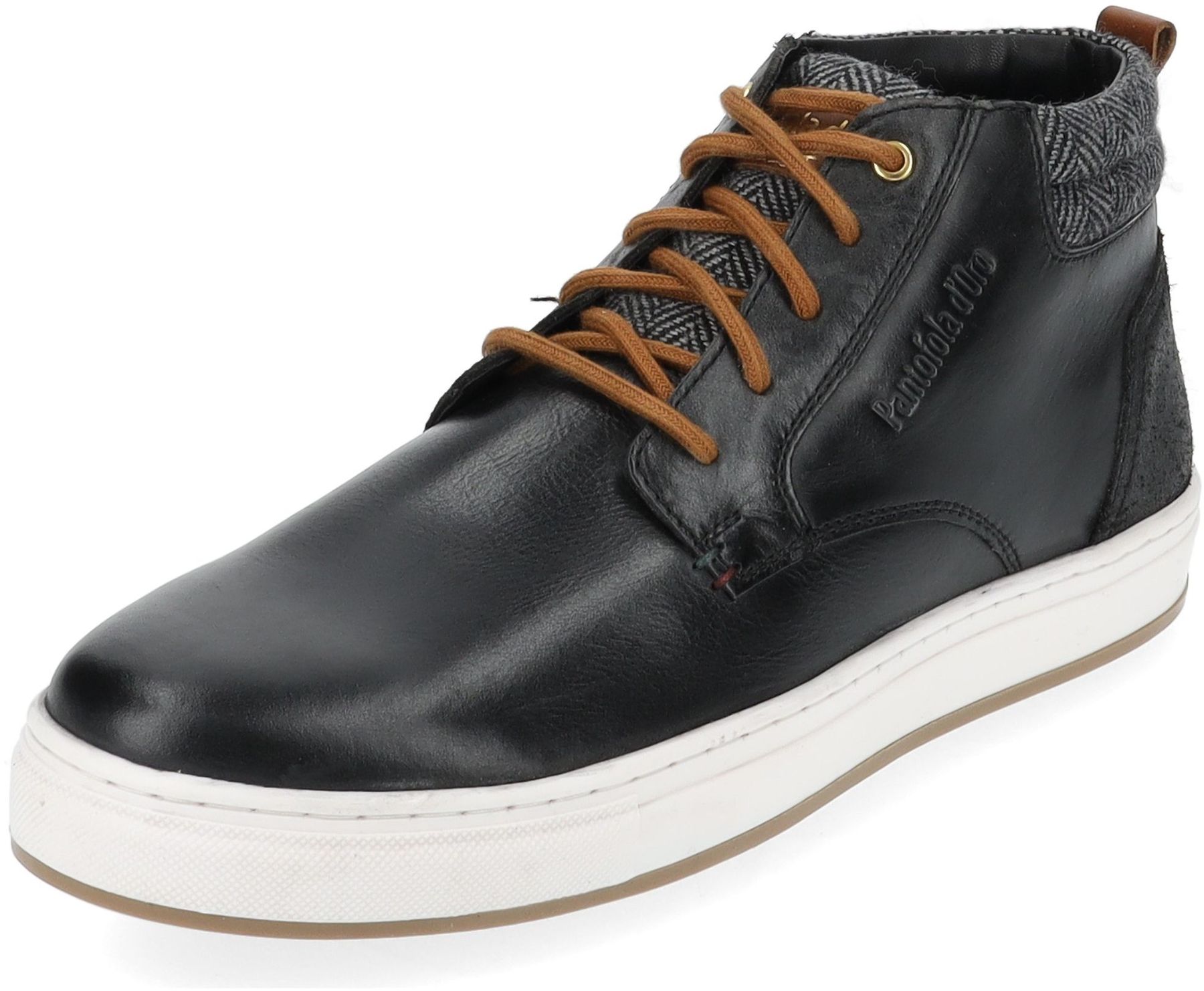 Hochwertige Pantofola d´Oro Sneaker Schnürschuhe für Herren 10233045.25Y Schwarz