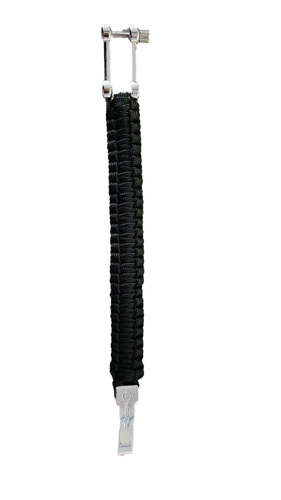 I-BRACE Paracord Armband Survival-Seil zum Armband geflochten aus reißfestem Cord 550 Cord IB-1017 Schwarz