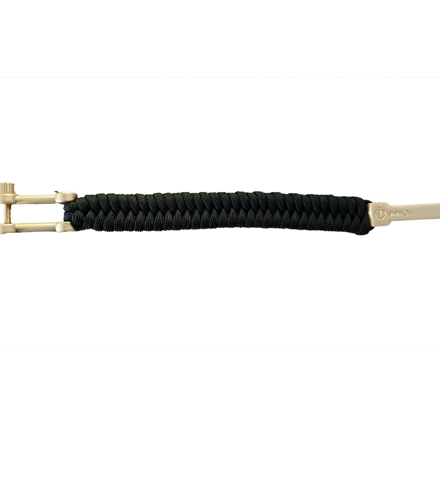 I-BRACE Paracord Armband Survival-Seil zum Armband geflochten aus reißfestem Cord 550 Cord IB1046 Schwarz