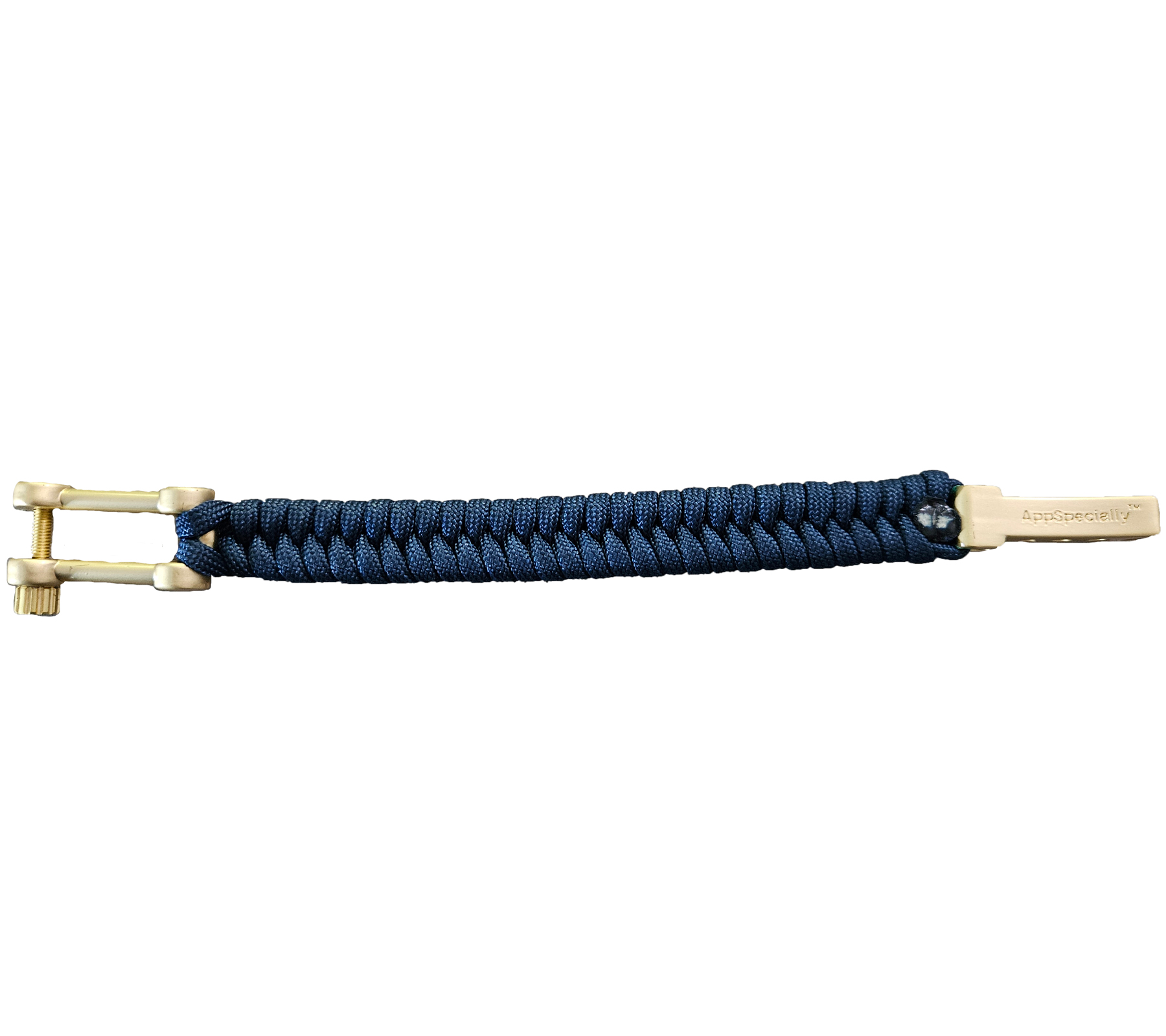 I-BRACE Paracord Armband Survival-Seil zum Armband geflochten aus reißfestem Parachute Blau